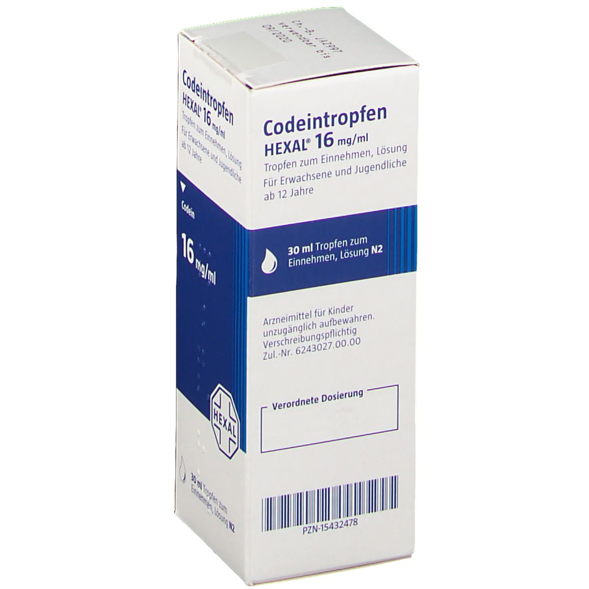 CODEINTROPFEN HEXAL 16 mg/ml Tropfen z.Einnehmen