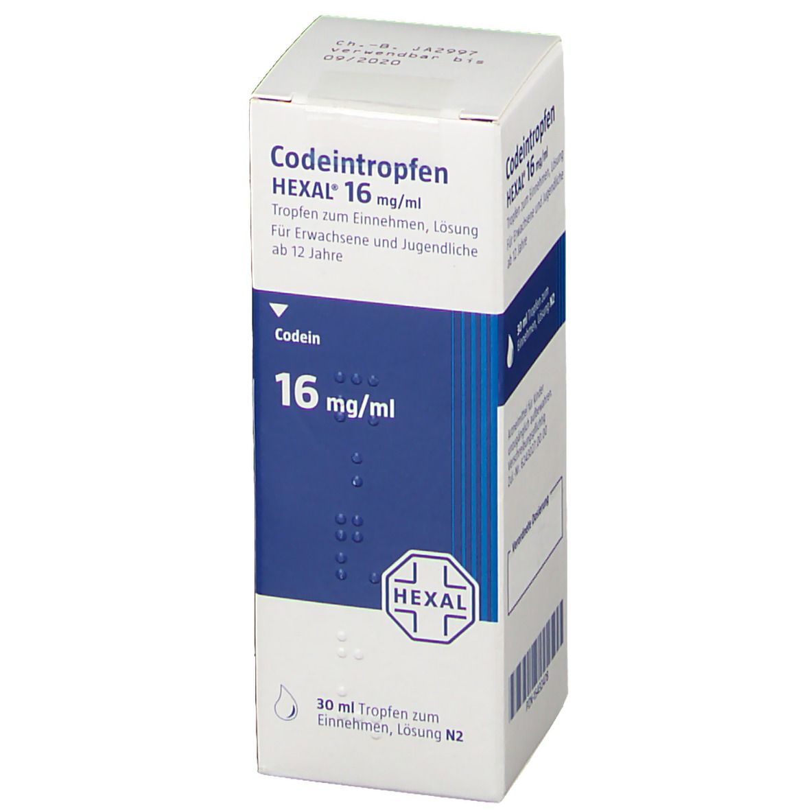 CODEINTROPFEN HEXAL 16 mg/ml Tropfen z.Einnehmen