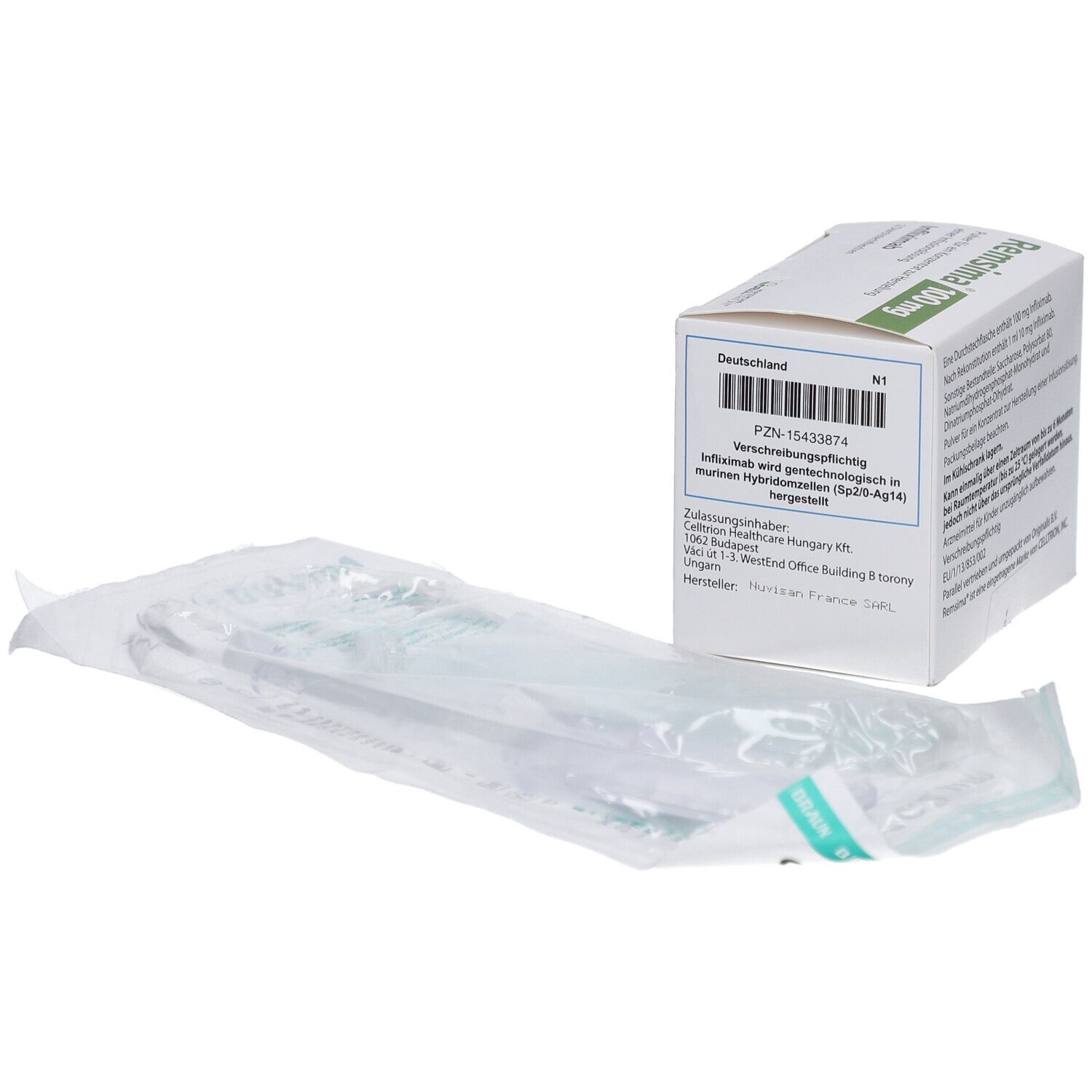 REMSIMA 100 mg Plv.f.e.Konz.z.Her.e.Inf.-Lsg.Dsfl.