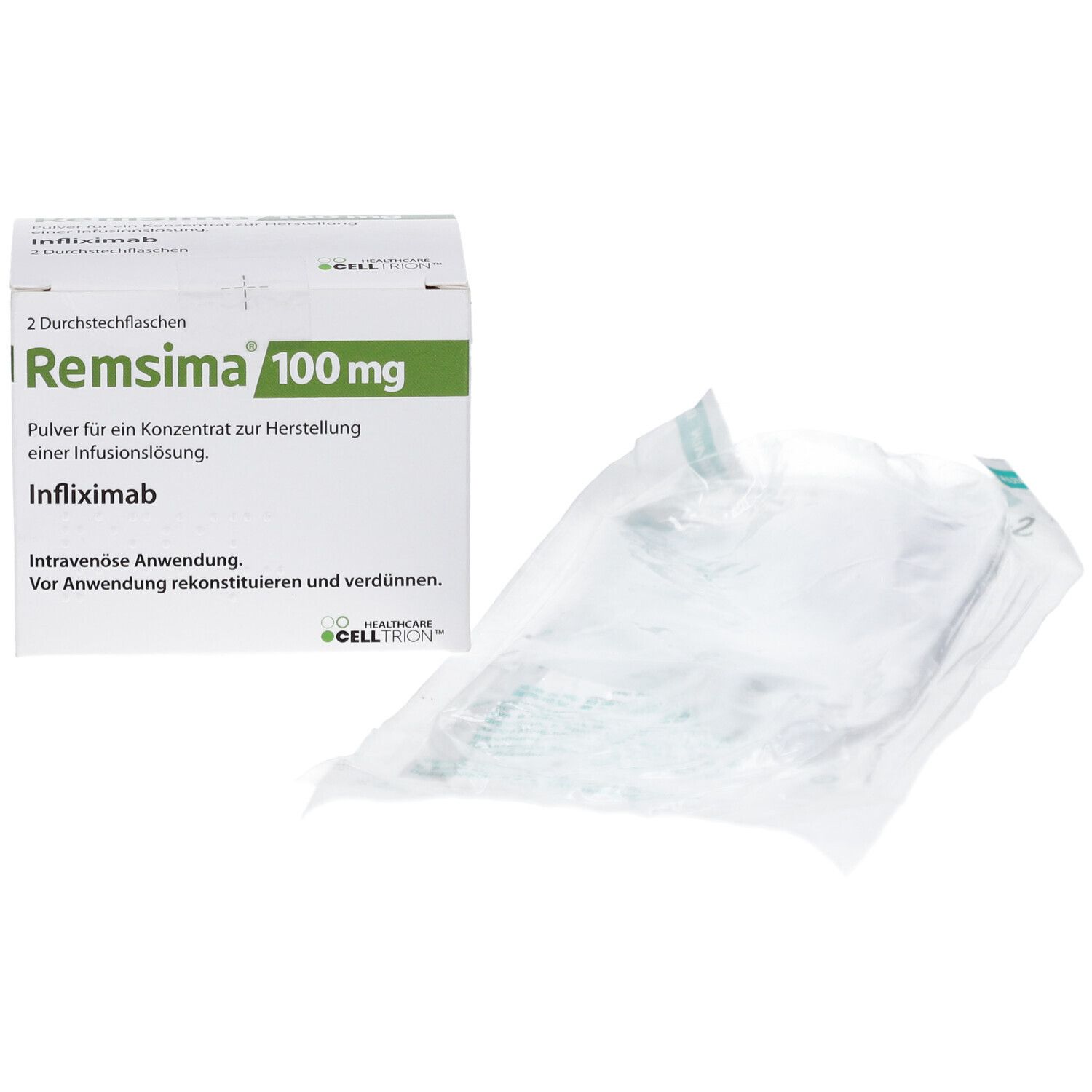 REMSIMA 100 mg Plv.f.e.Konz.z.Her.e.Inf.-Lsg.Dsfl.