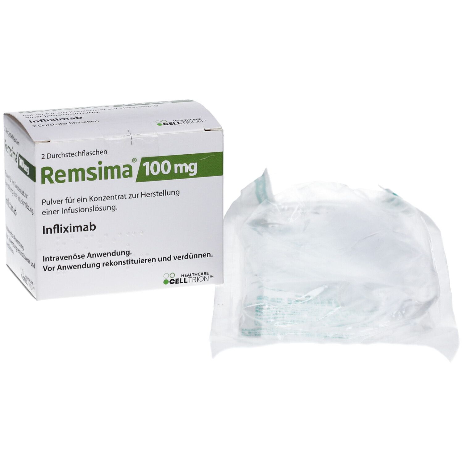 REMSIMA 100 mg Plv.f.e.Konz.z.Her.e.Inf.-Lsg.Dsfl.