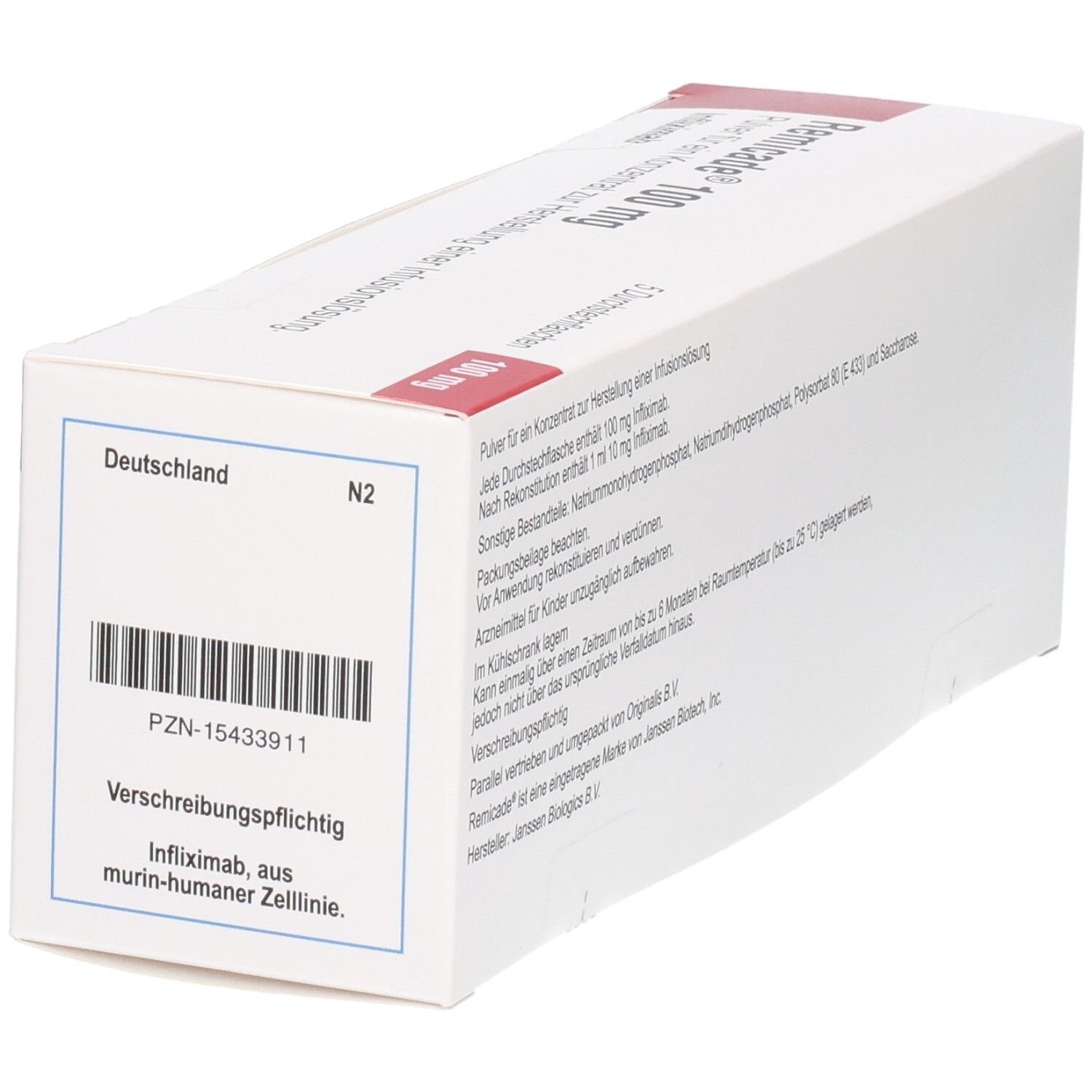 REMICADE 100 mg Plv.f.e.Konz.z.Her.e.Inf.-L.Dsfl.