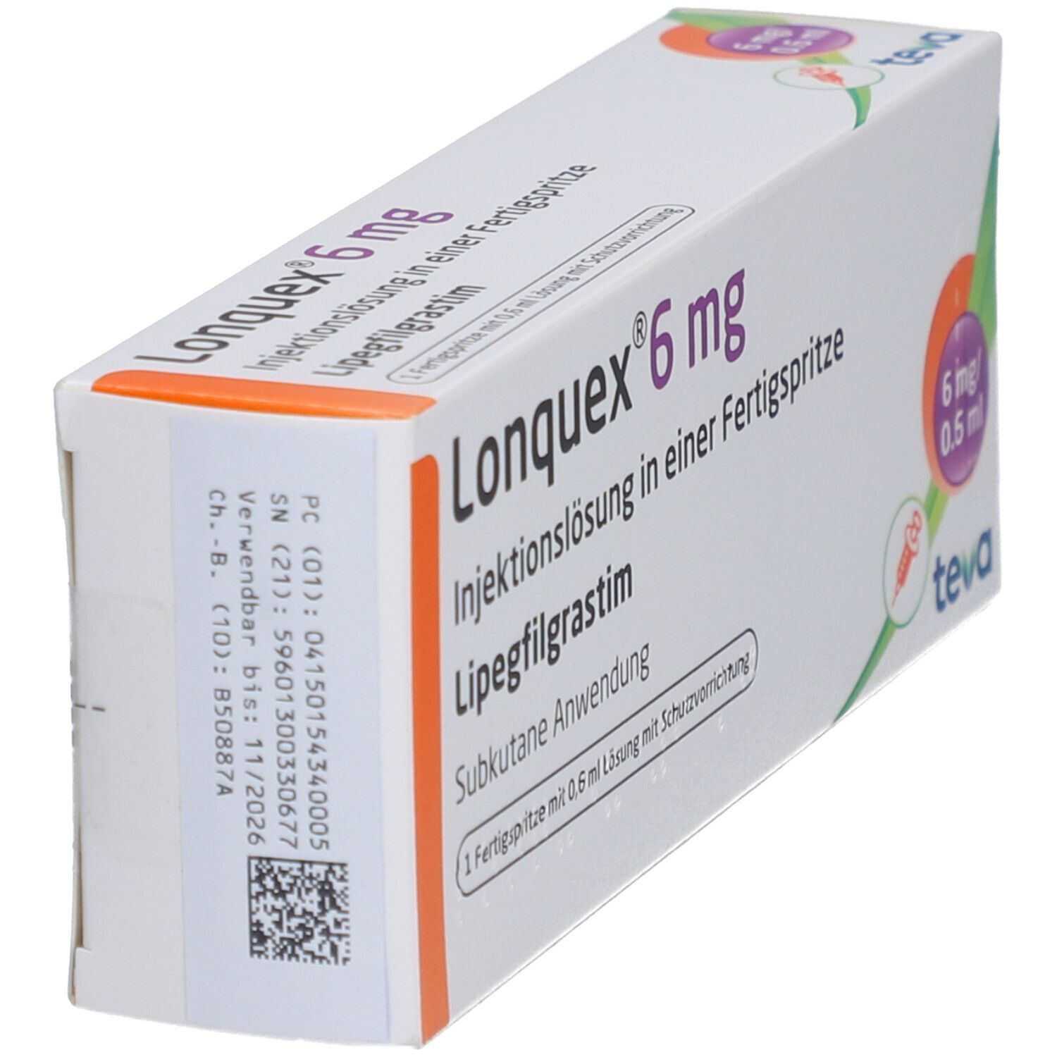 LONQUEX 6 mg Injektionslösung i.e.Fertigspritze