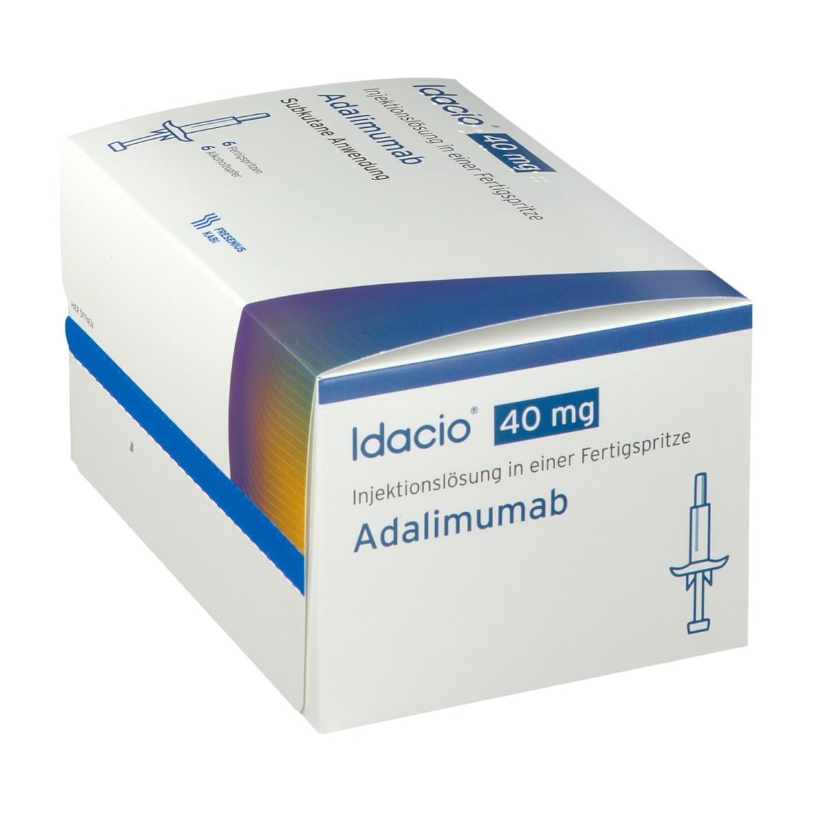 Idacio 40 mg/0,8 ml Injekt.-Lösung i.e.Fertigspr. 6 St Injektionslösung