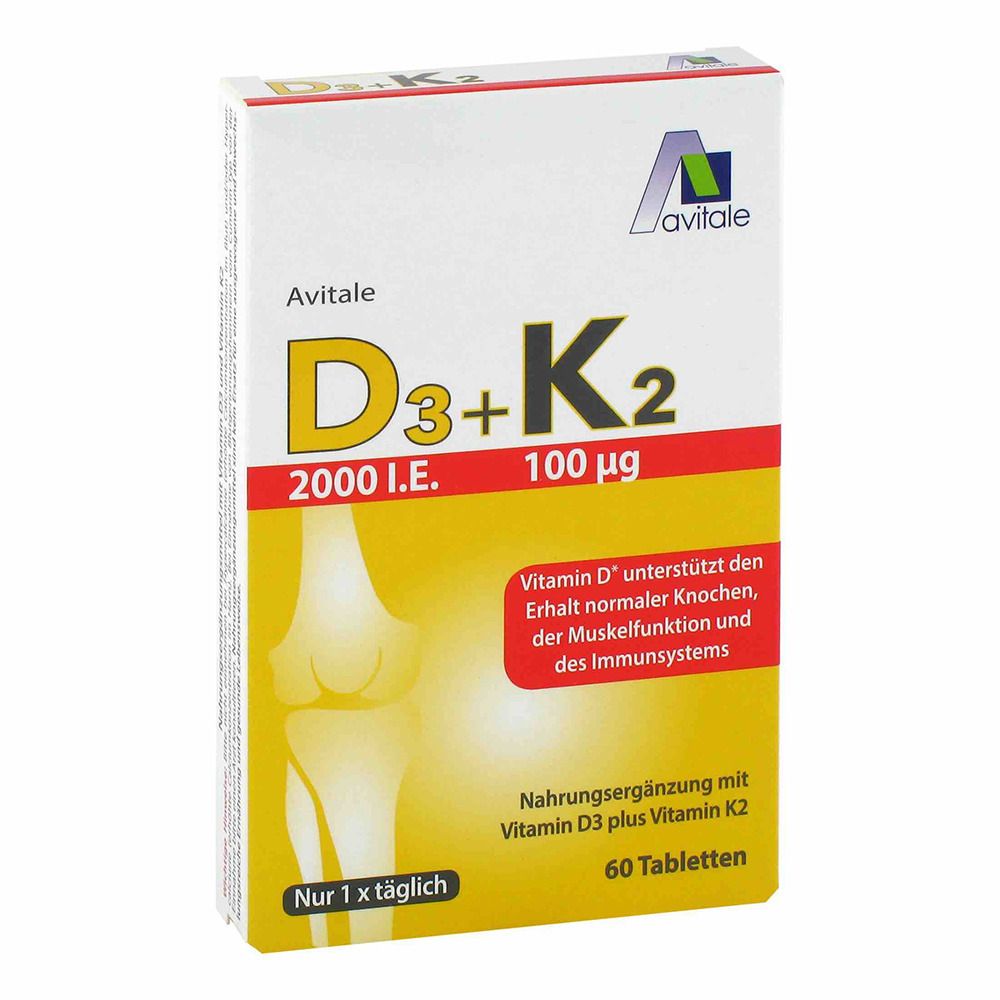 Avitale Vitamine D3+K2 2000 I.E.