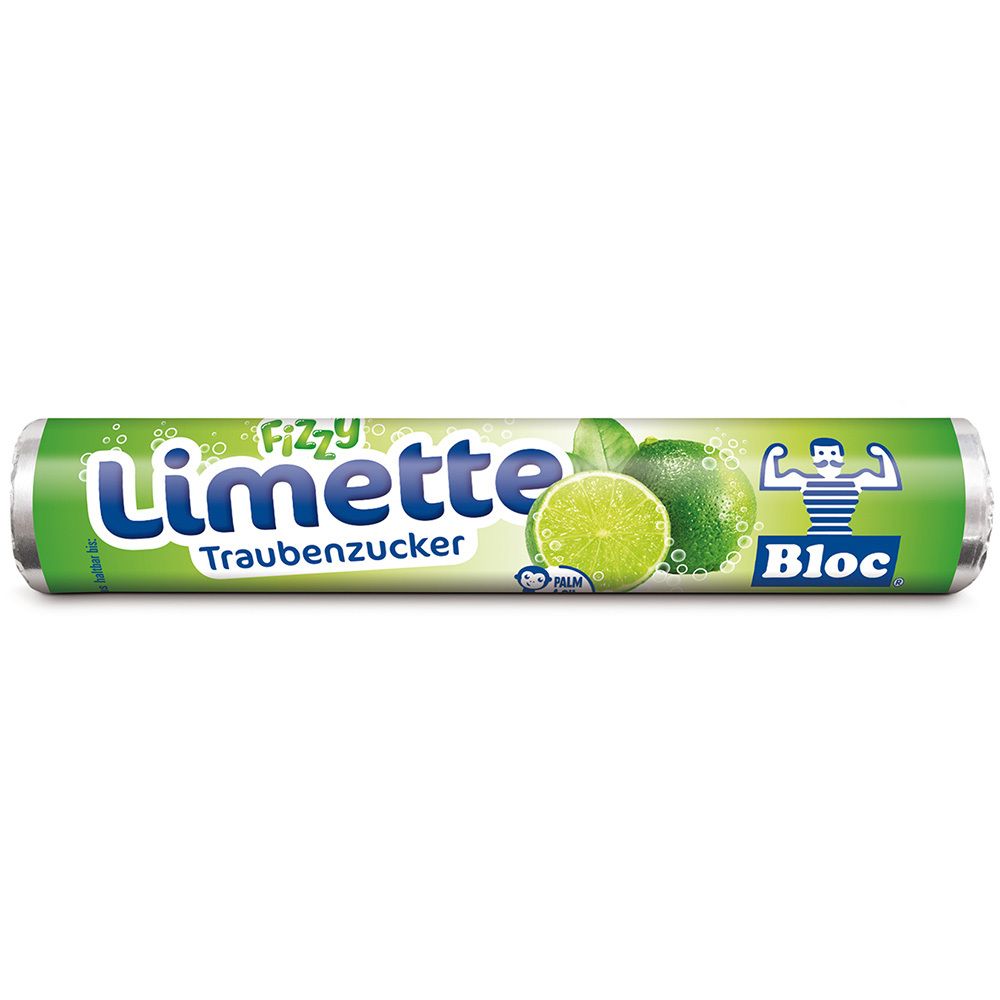 Bloc® Traubenzucker Fizzy Limette