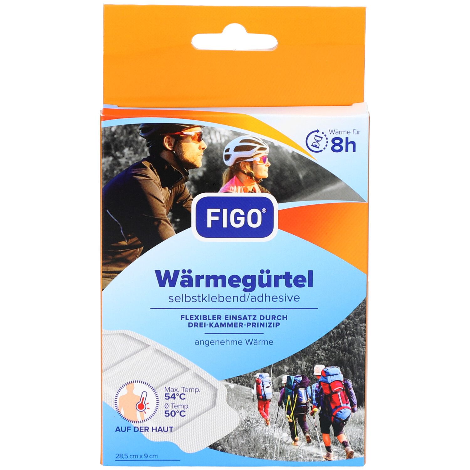 FIGO Wärmegürtel 8 h selbstklebend 9x28,5cm