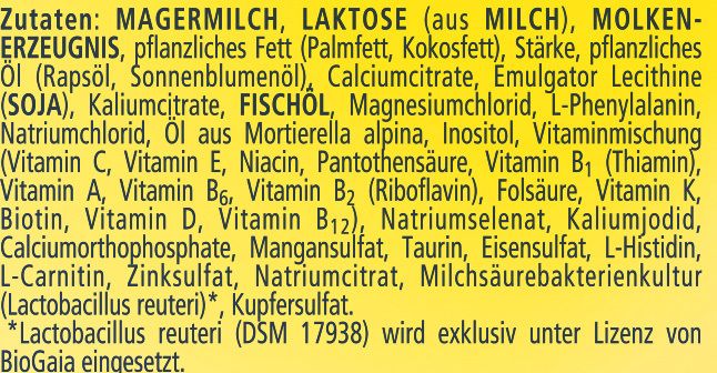 Nestlé BEBA OPTIPRO 1 Anfangsmilch von Geburt an