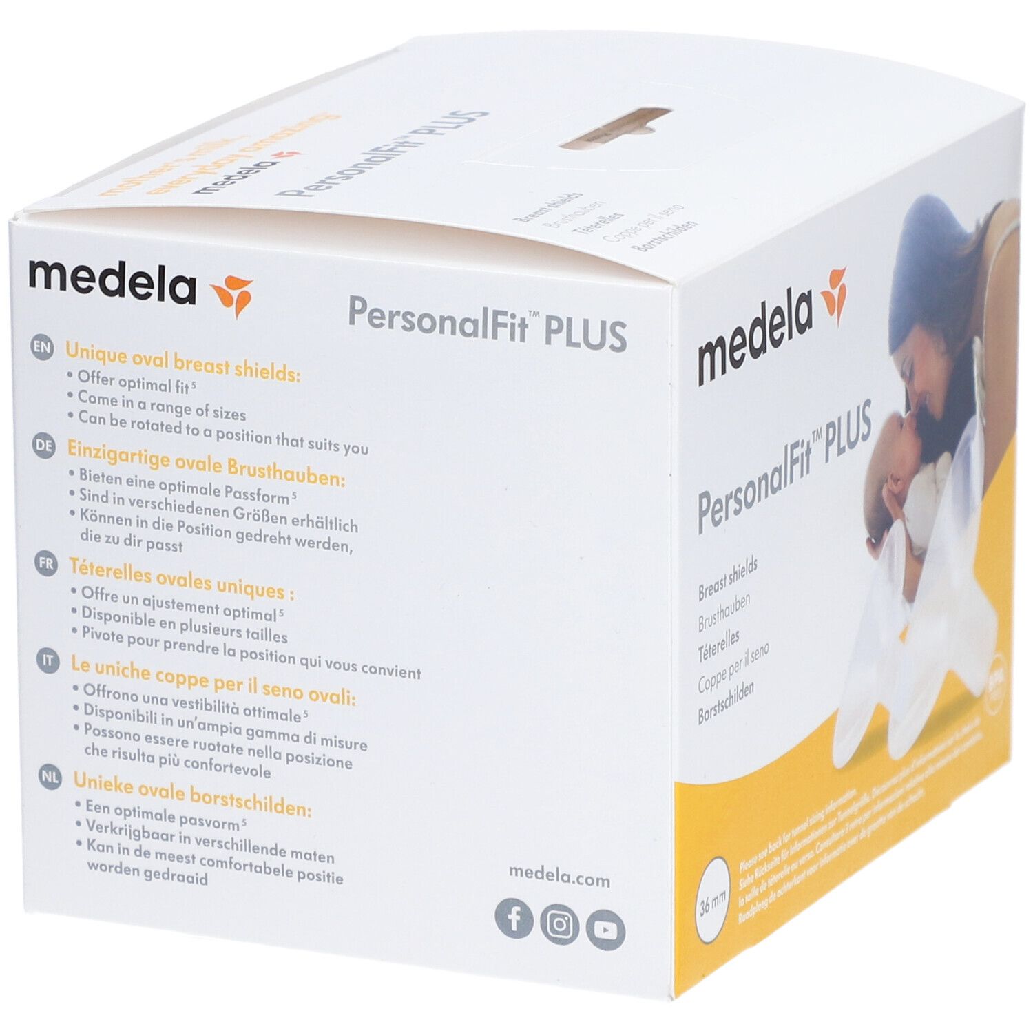 Medela Personalfit Plus Brusthaube Größe XXL