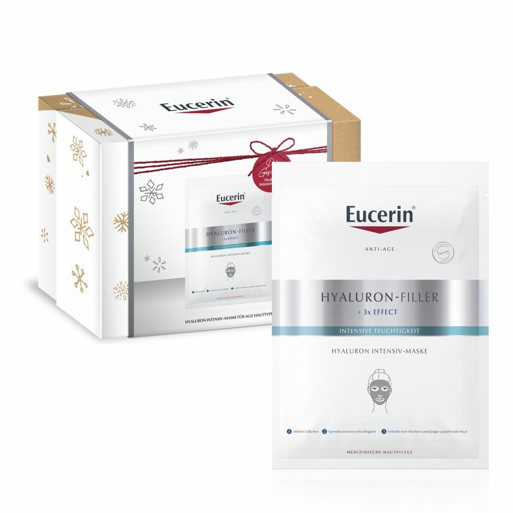 Eucerin® HYALURON-FILLER Intensiv-Maske + Eucerin HYALURON-FILLER Intensiv-Maske in Geschenkbox GRATIS