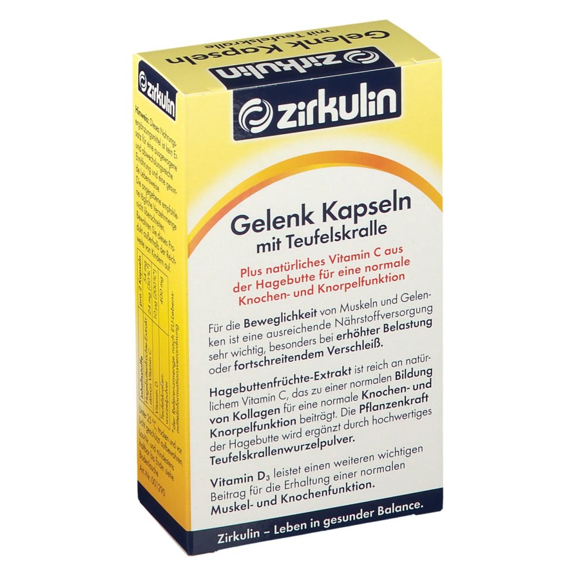 Zirkulin Gelenk Kapseln mit Teufelskralle