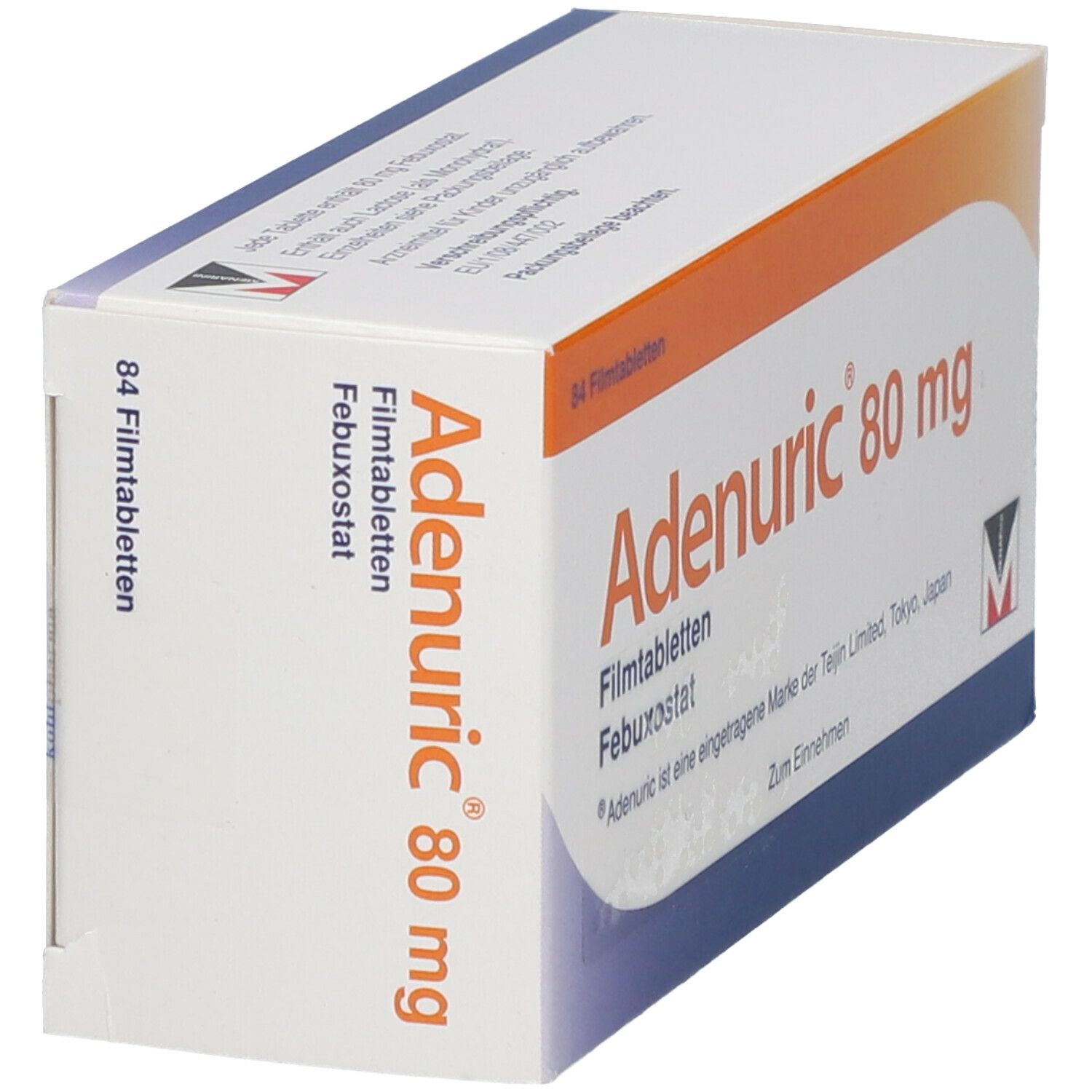 Adenuric 80 mg Filmtabletten 84 St