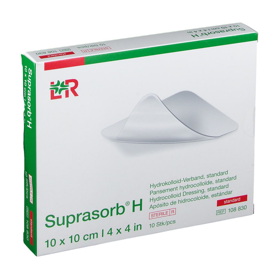 Suprasorb® H Hydrokolloid-Verband Standard 10 x 10 cm