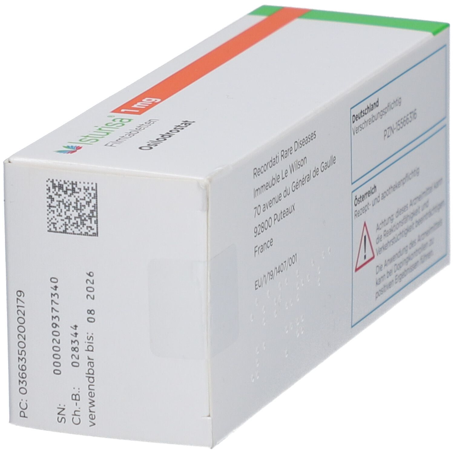 ISTURISA 1 mg Filmtabletten