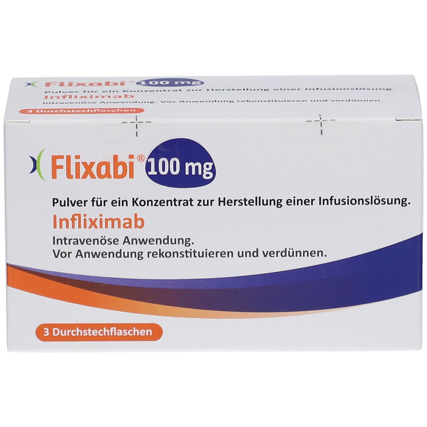 FLIXABI 100 mg Plv.f.e.Konz.z.Her.e.Inf.-Lsg.Dsfl.