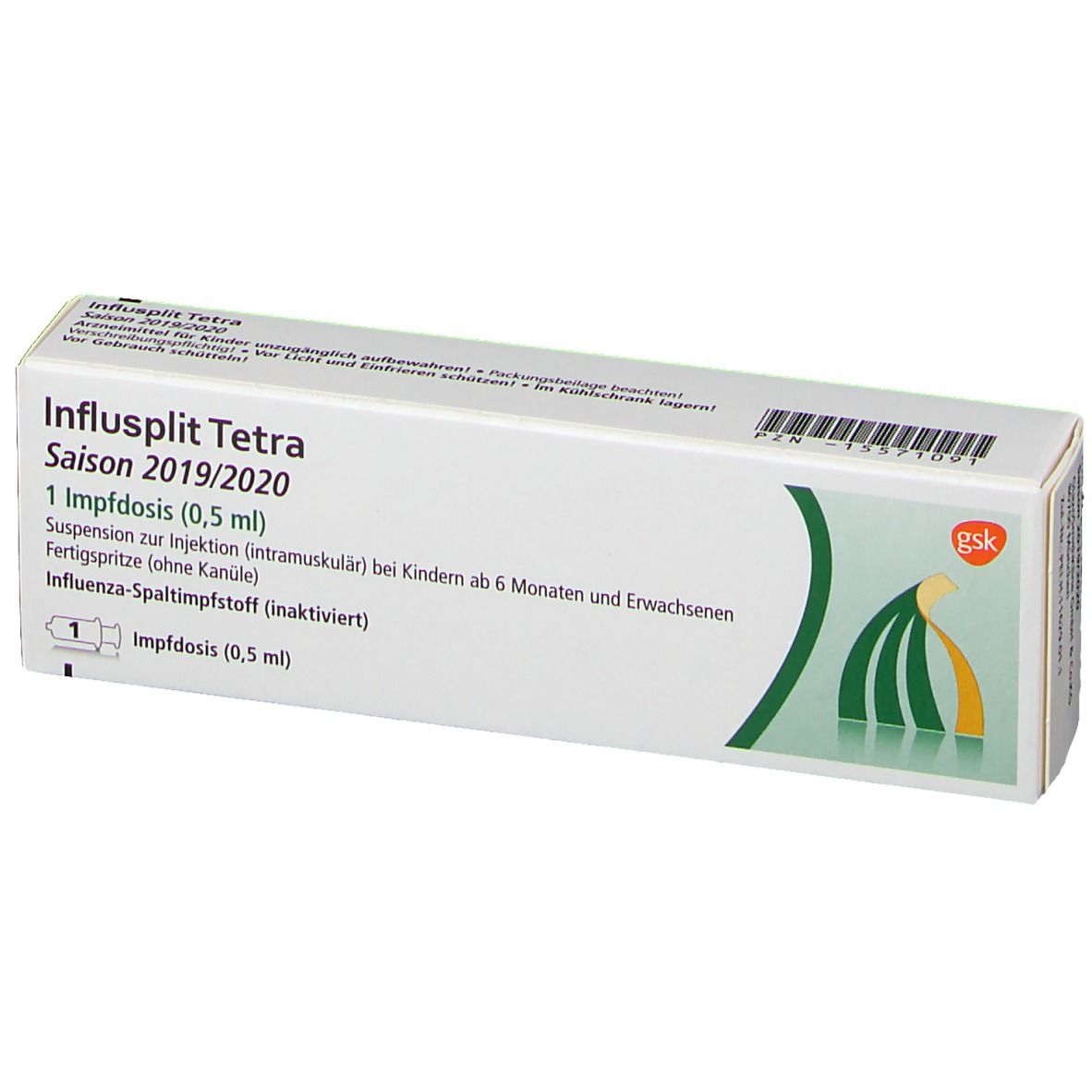 Influsplit Tetra 2019/2020 1x0,5 ml mit dem ERezept kaufen Shop Apotheke