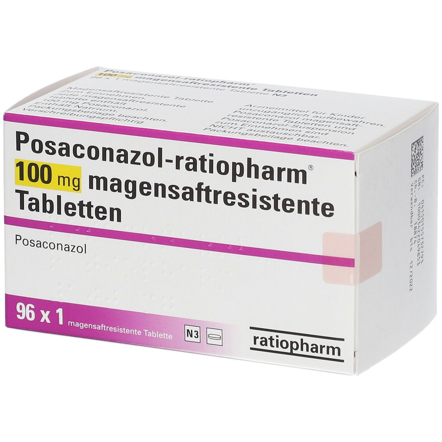 Posaconazol-ratiopharm® 100 mg