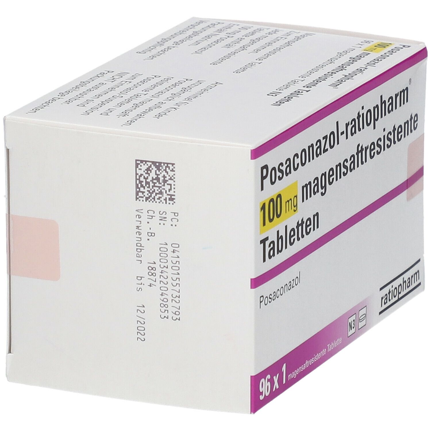 Posaconazol-ratiopharm® 100 mg