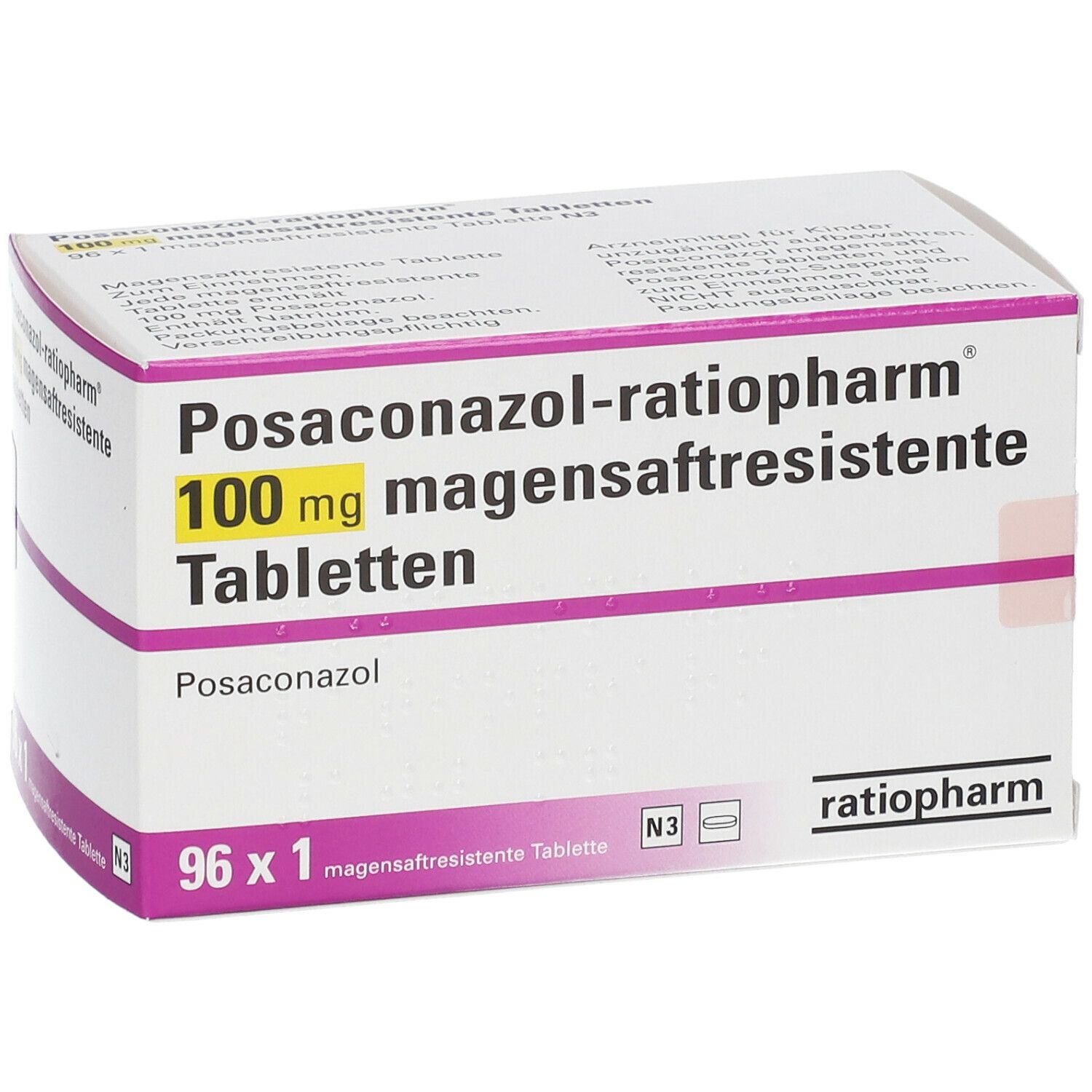 Posaconazol-ratiopharm® 100 mg