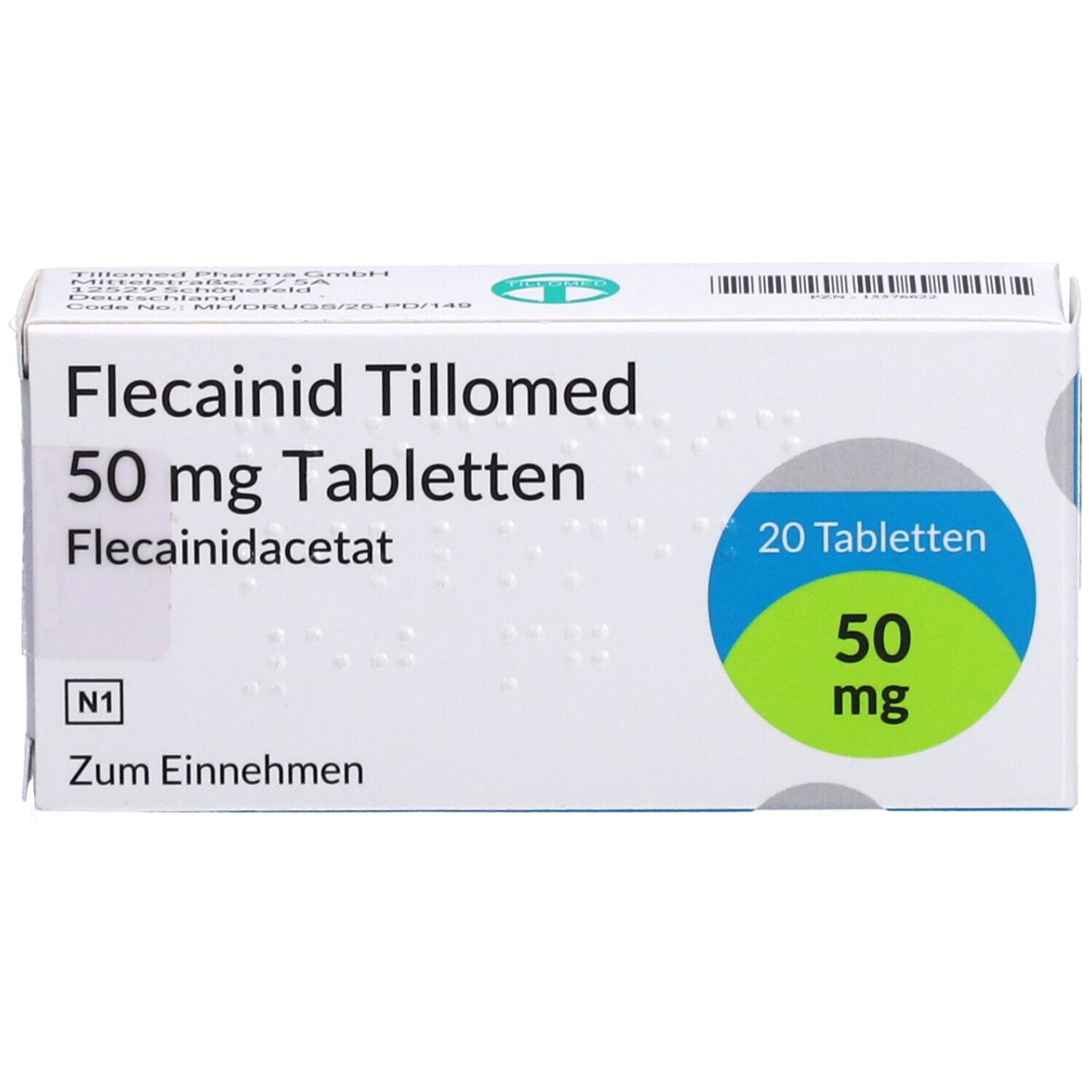 FLECAINID Tillomed 50 mg Tabletten