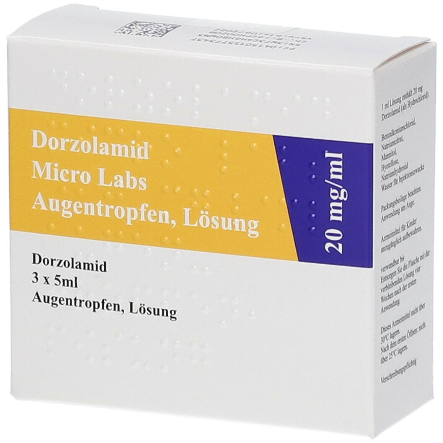 Dorzolamid Micro Labs 20 mg/ml