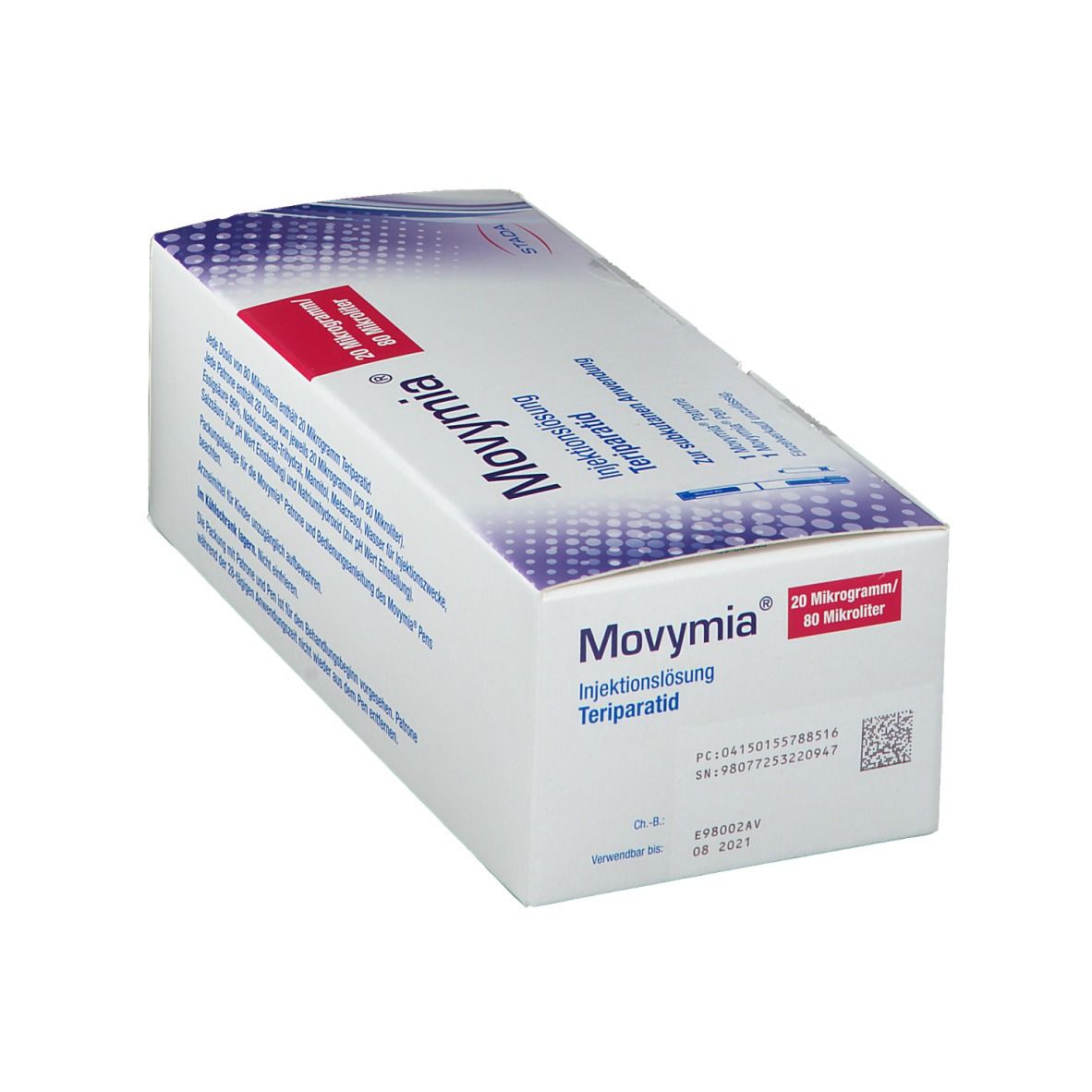 Movymia® Pen und 20 µg/80 µl Injektionslösung