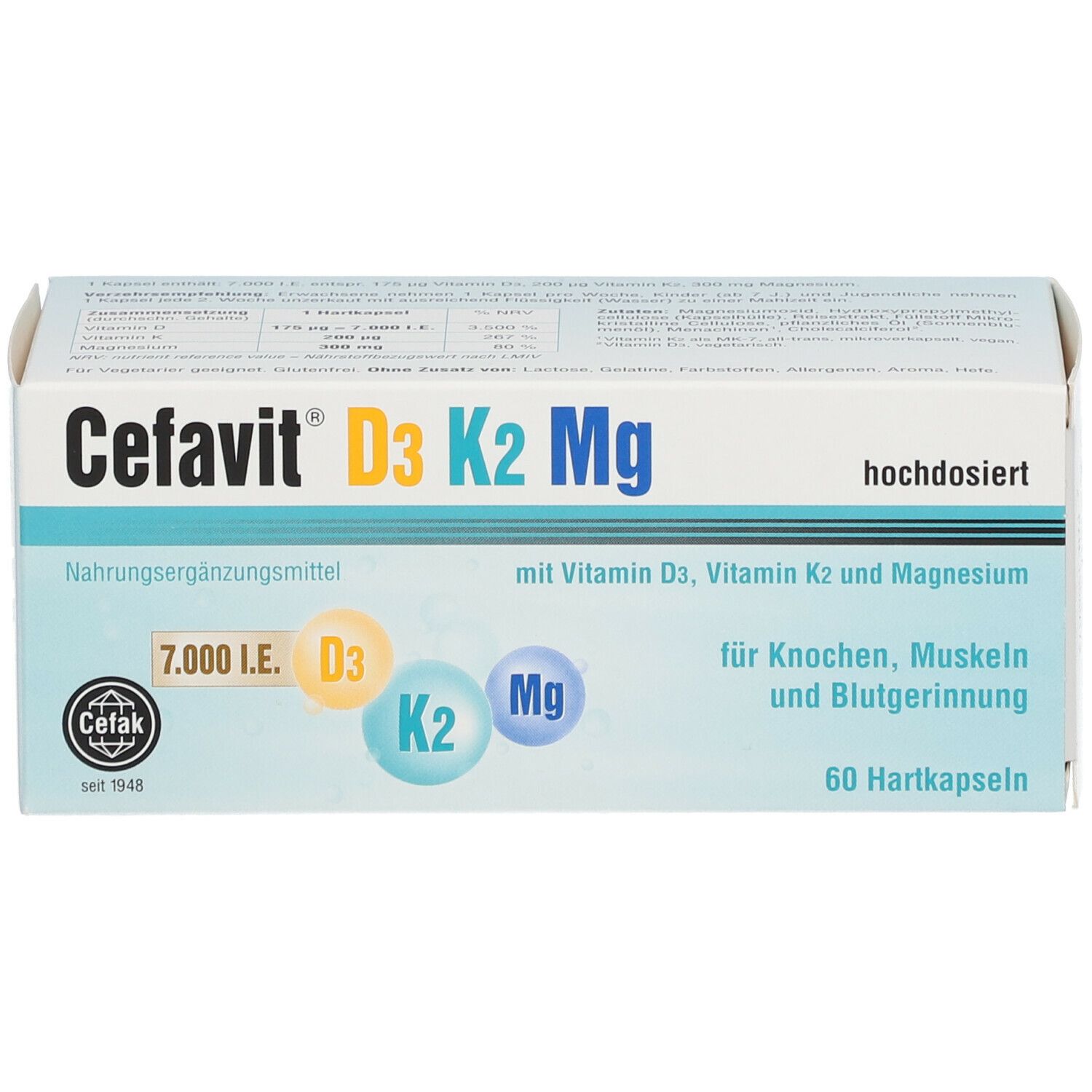 Cefavit® D3 K2 Mg 7.000