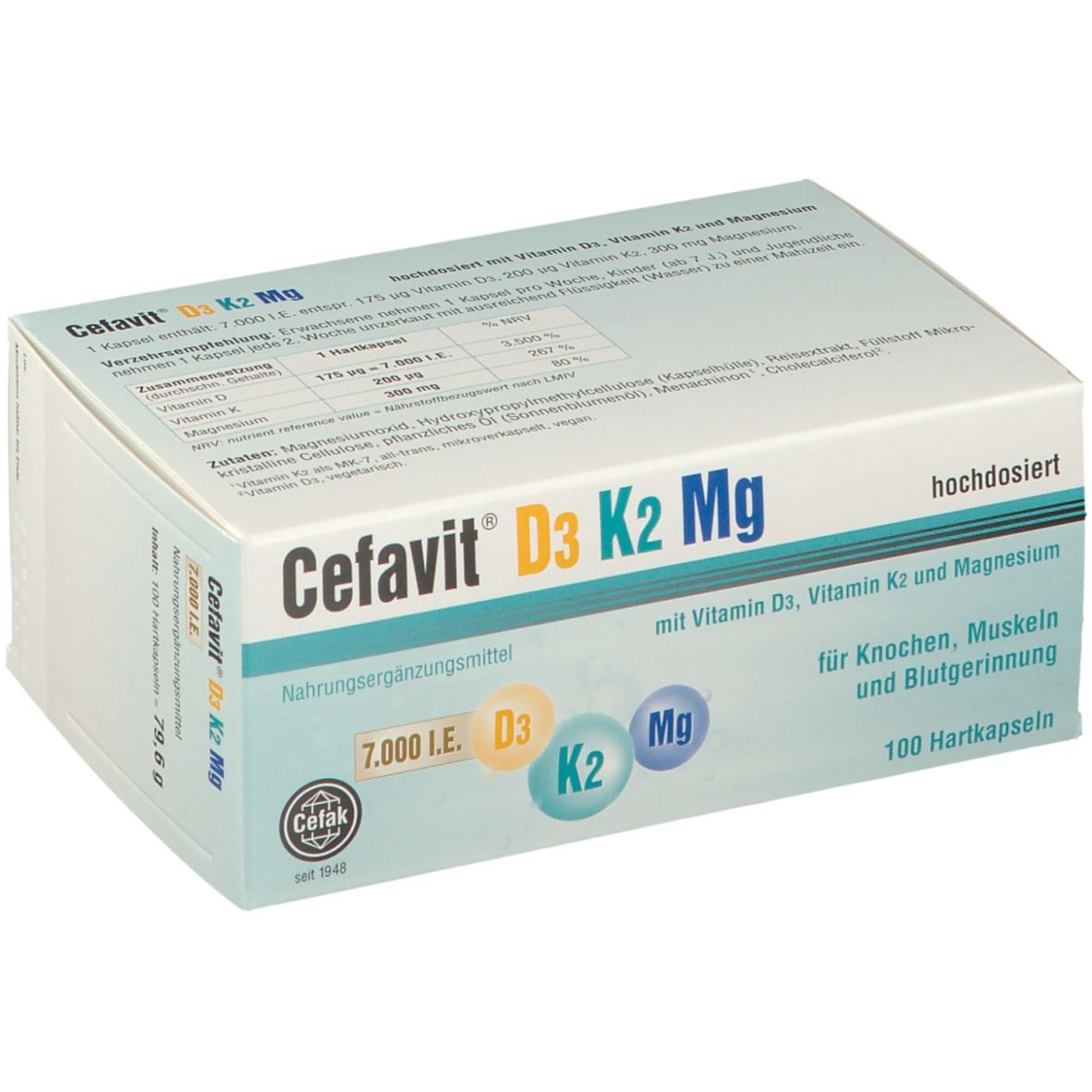 Cefavit® D3 K2 Mg 7.000