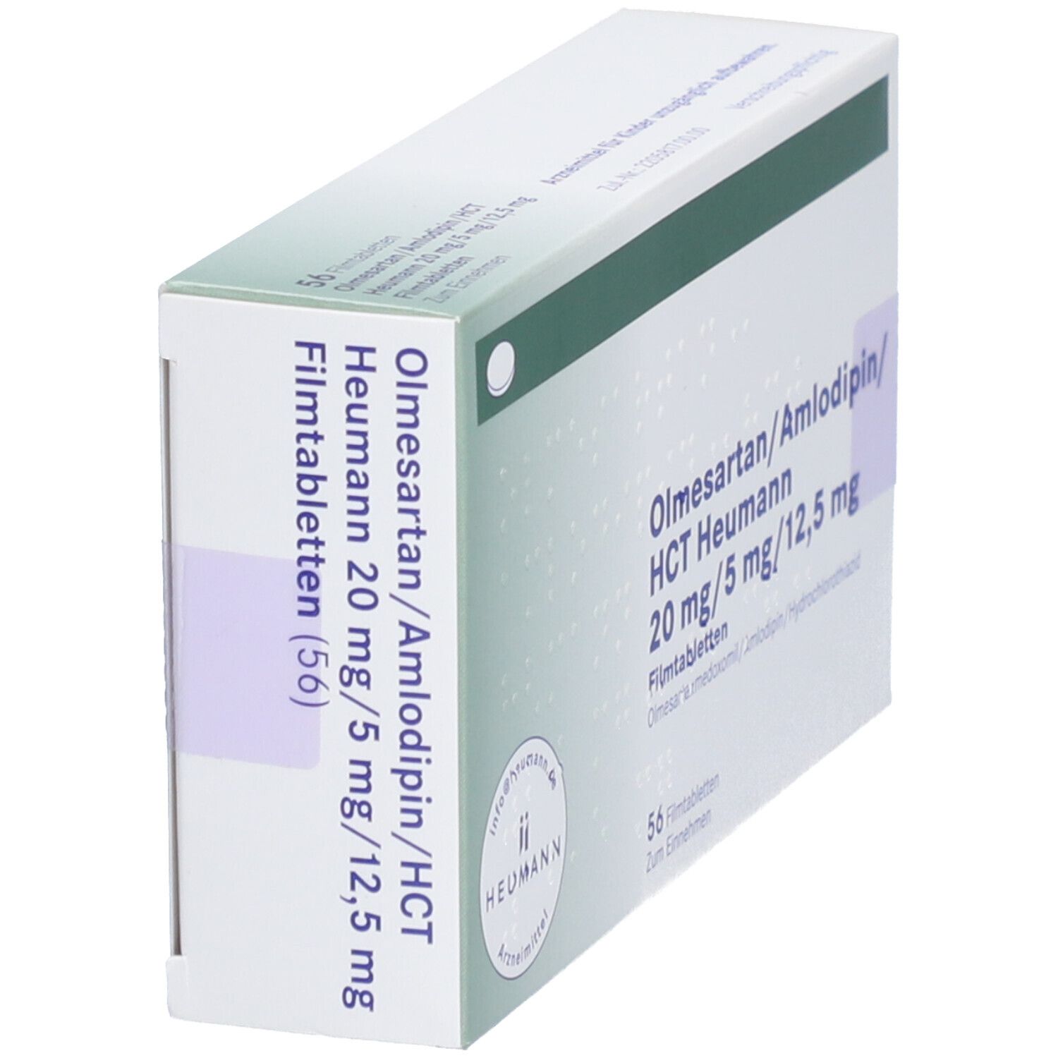 OLMESARTAN/Amlodipin/HCT Heumann 20/5/12,5mg FTA 56 St Filmtabletten