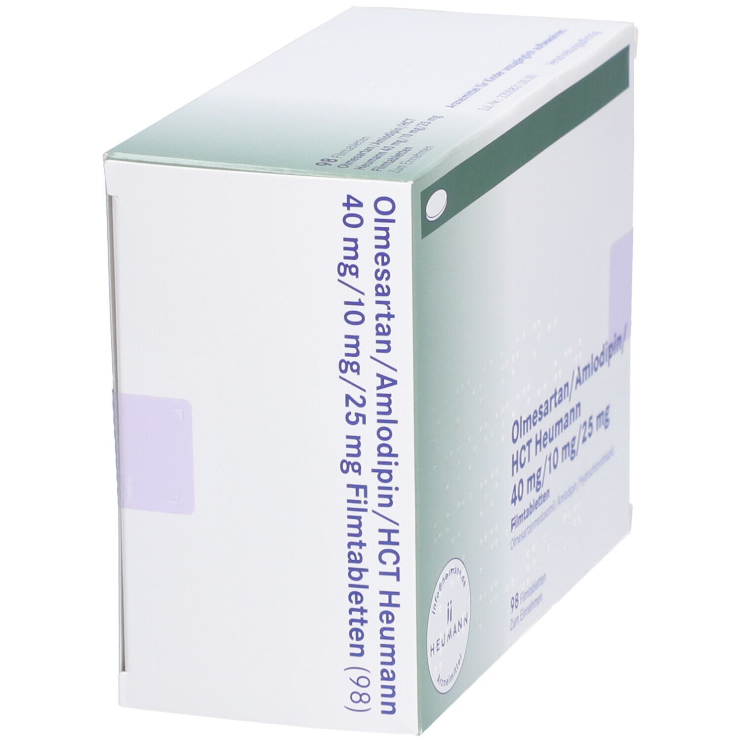 OLMESARTAN/Amlodipin/HCT Heumann 40/10/25mg FTA 98 St Filmtabletten