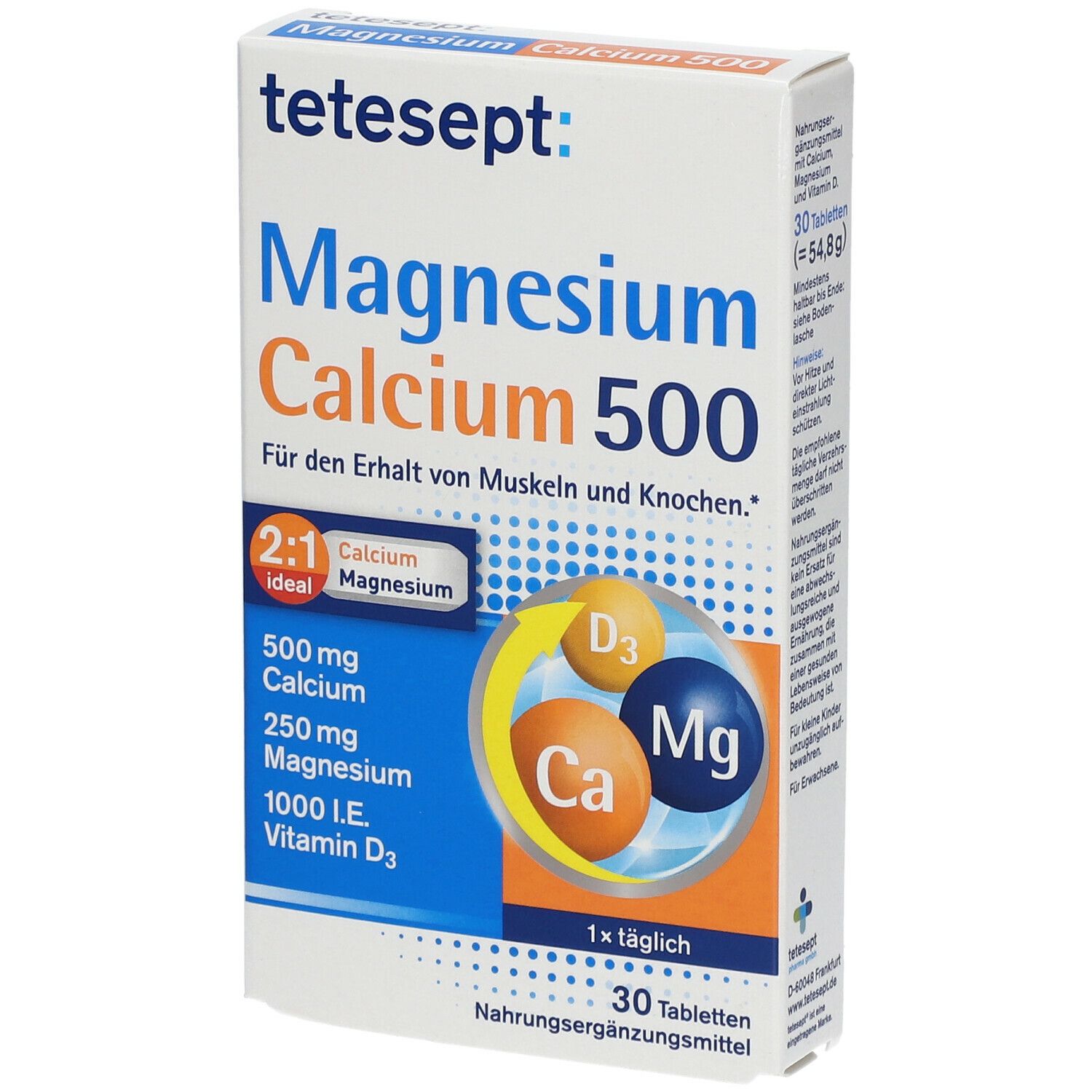 TETESEPT® Magnesium 500 + Calcium