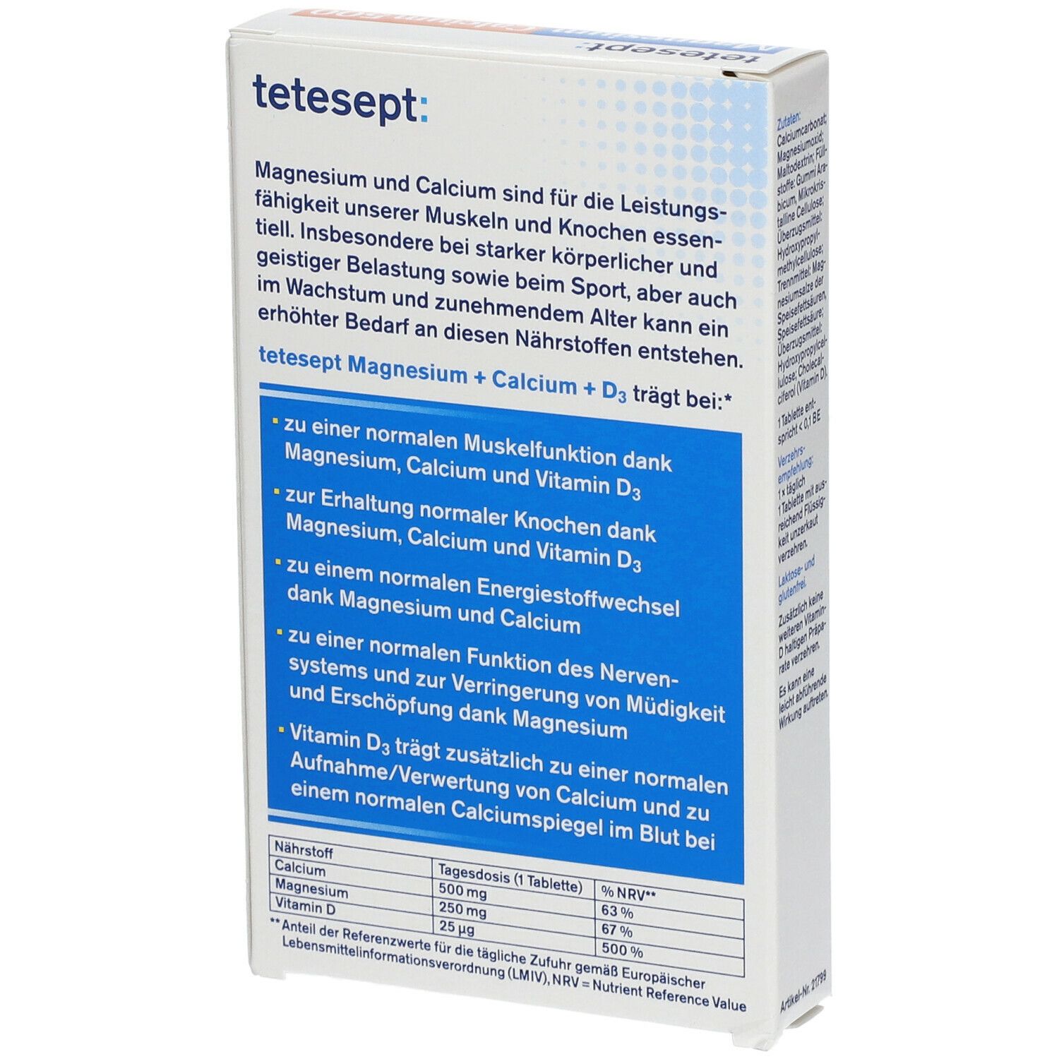 TETESEPT® Magnesium 500 + Calcium