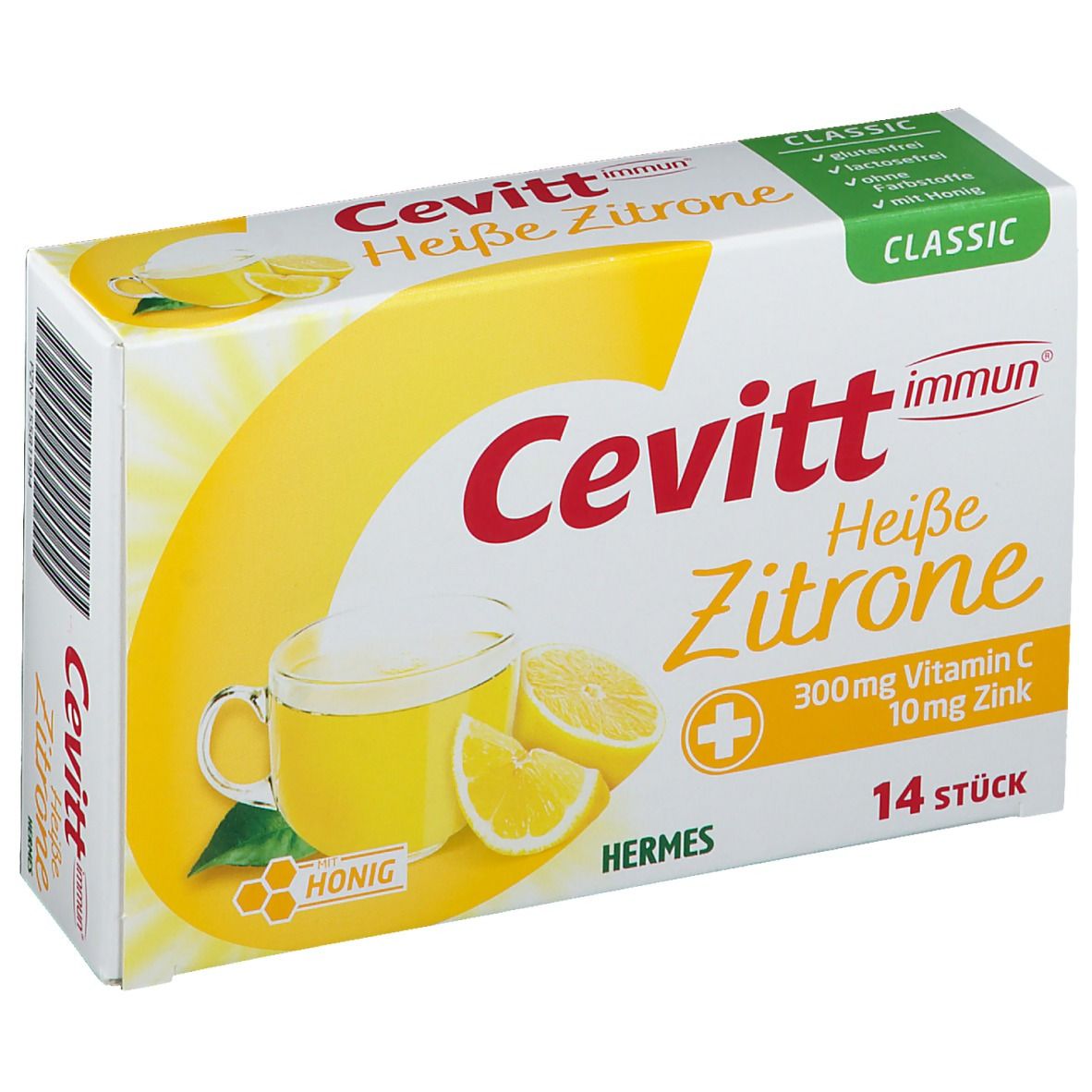 Cevitt immun heiße Zitrone classic Granulat 14 St