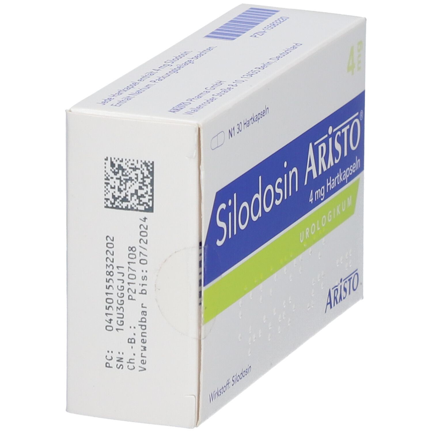 Silodosin Aristo 4 mg Hartkapseln 30 St