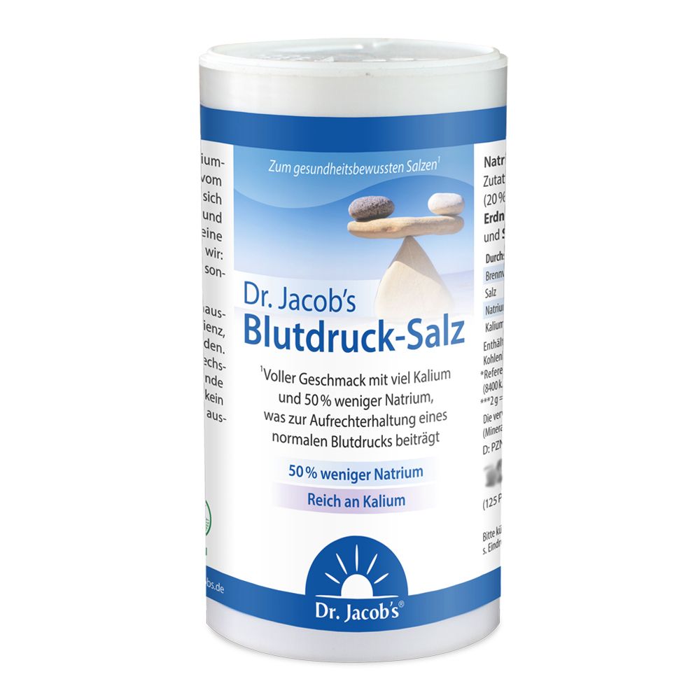 Dr. Jacob's Blutdruck-Salz Kalium Magnesium Citrate Salzersatz