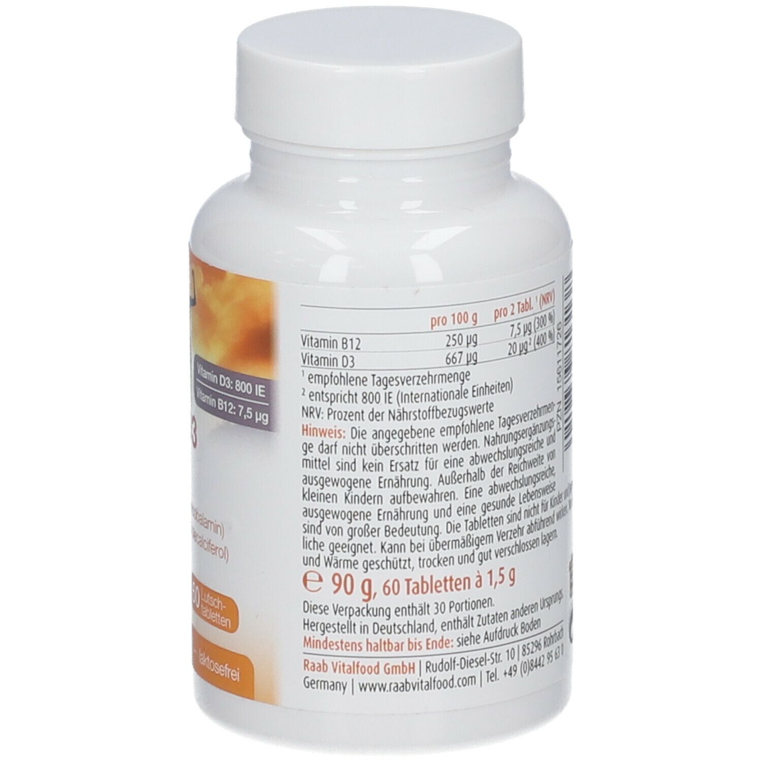 Raab Vitamine B12 + D3