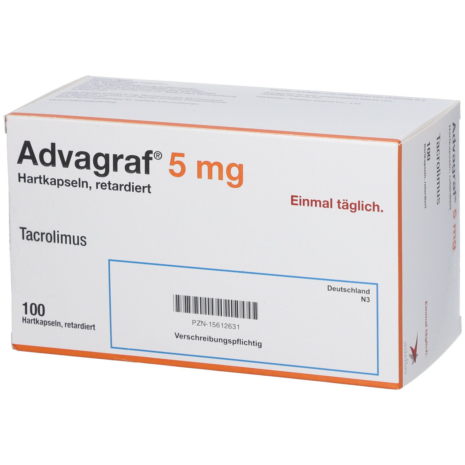 Advagraf 5 mg Hartkapseln retardiert 100 St Retard-Kapseln