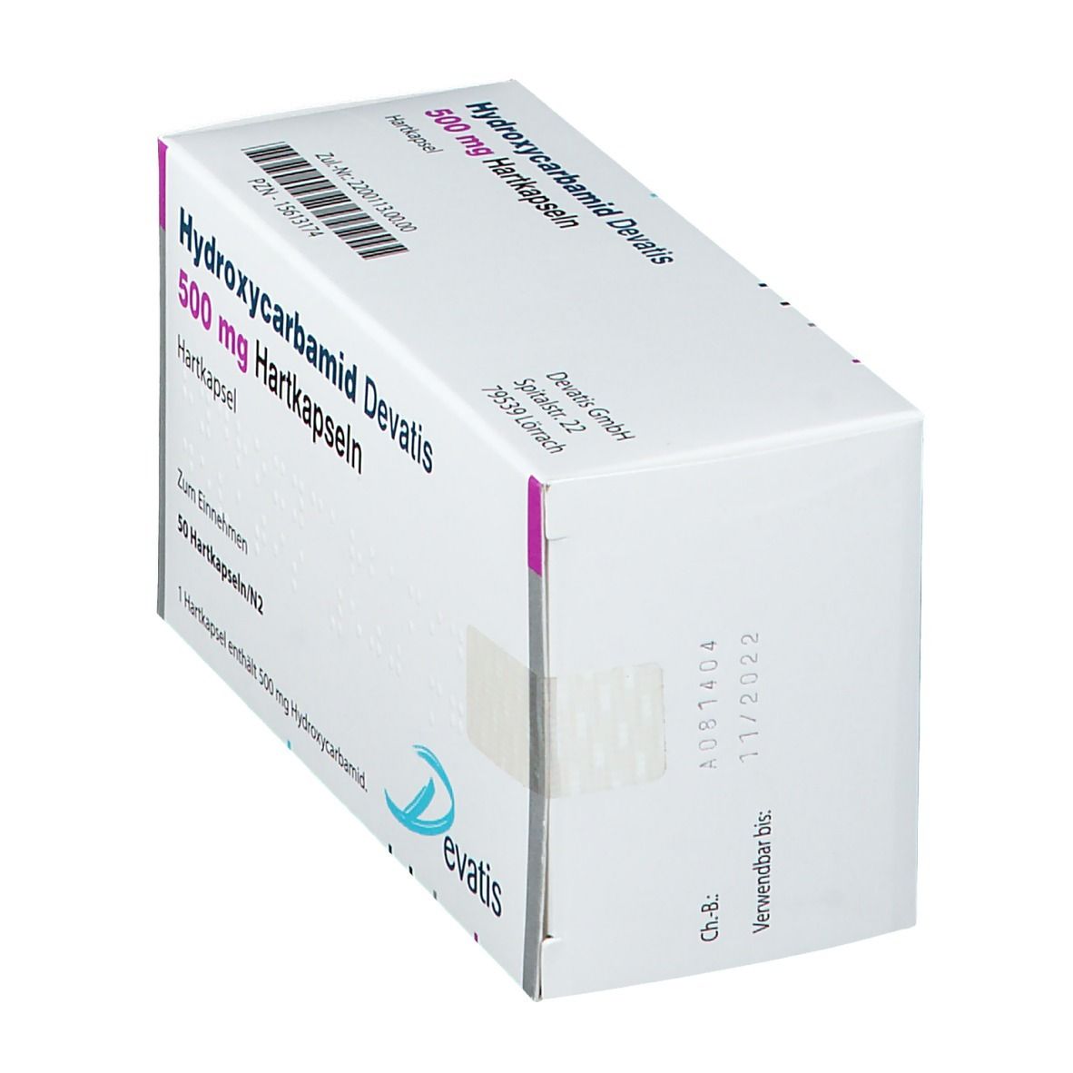 Hydroxycarbamid Devatis 500 mg Hartkapseln 30 St