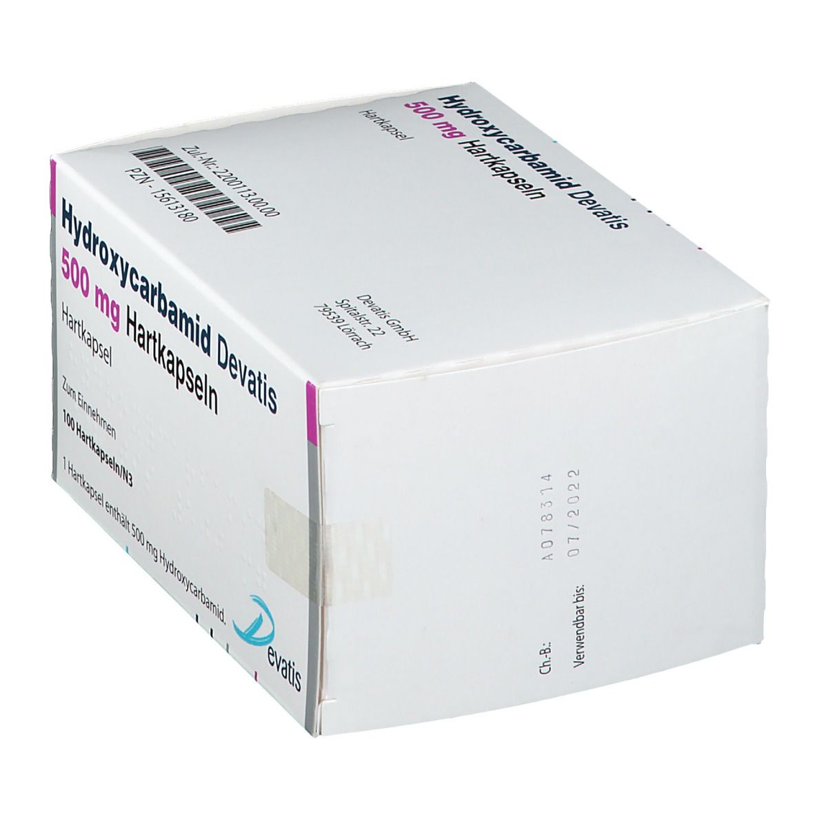 Hydroxycarbamid Devatis 500 mg