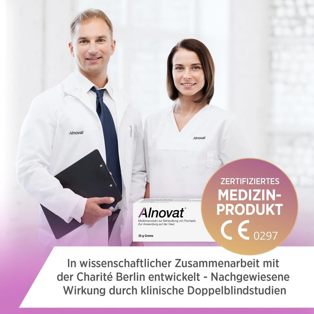 Alnovat Creme Tube und Faltschachtel.