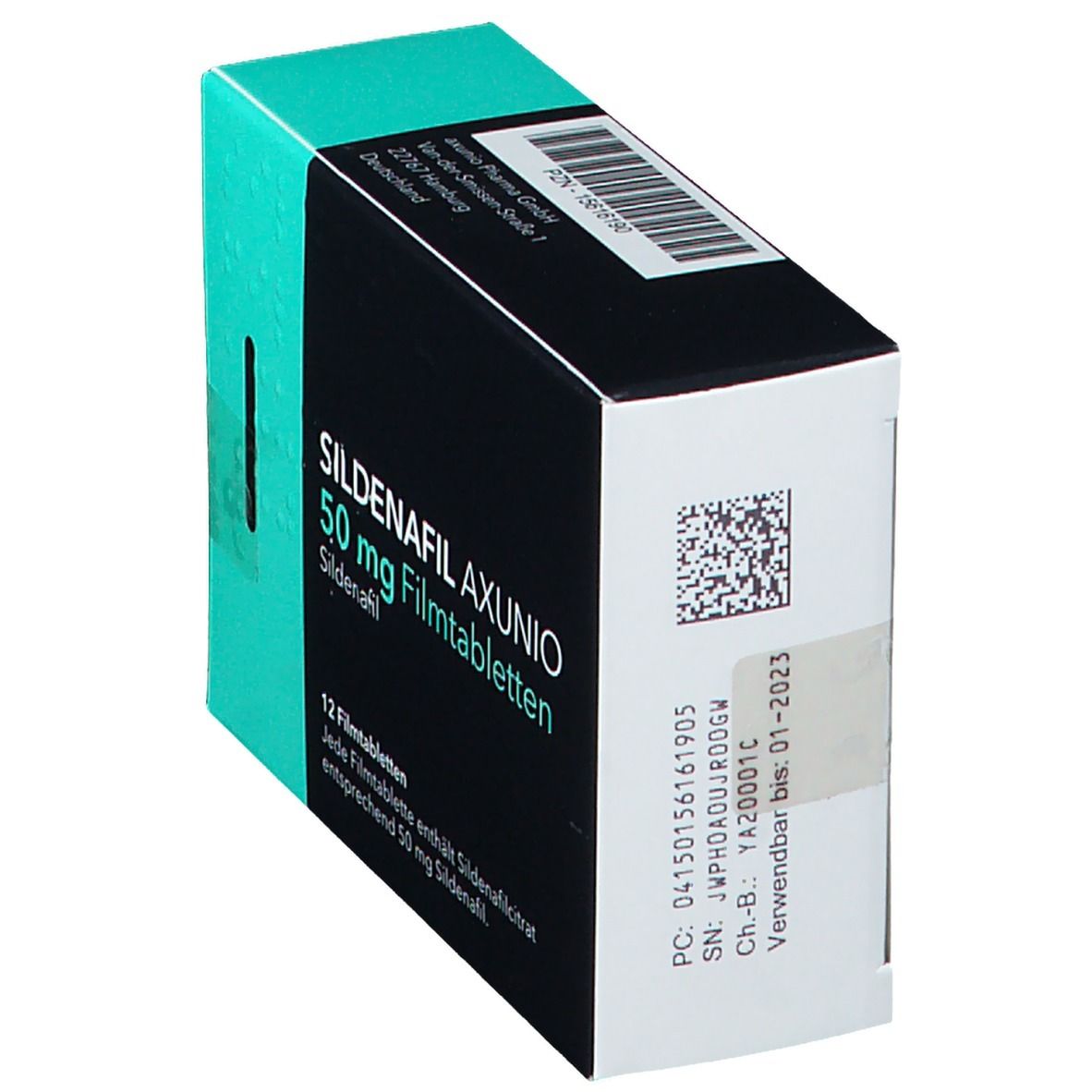 Sildenafil axunio 50 mg