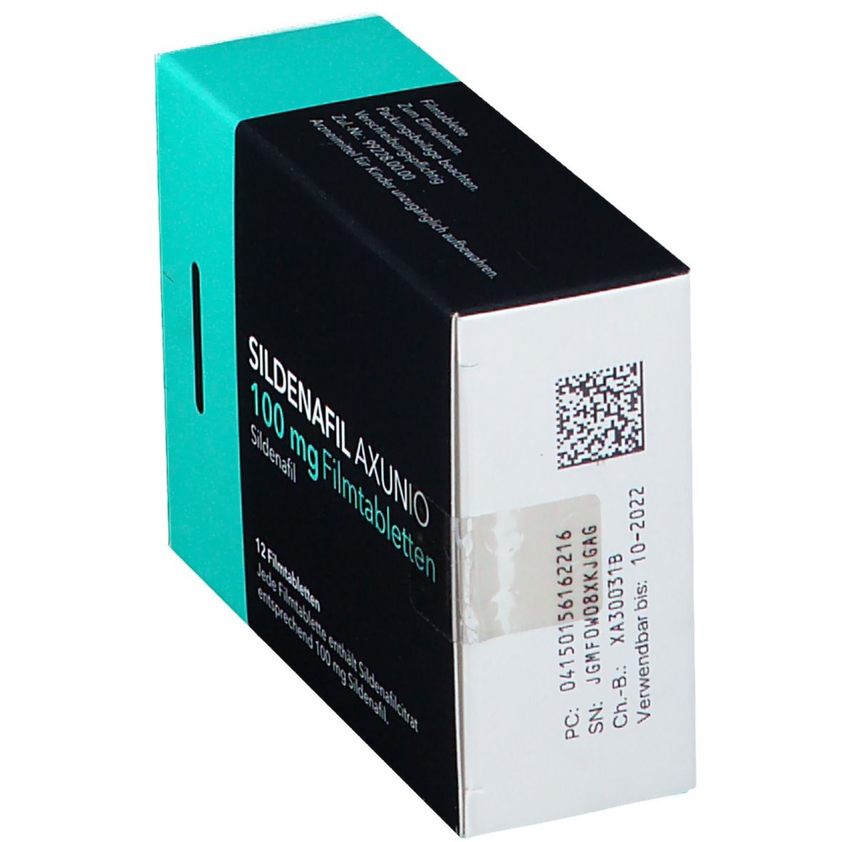 Sildenafil axunio 100 mg