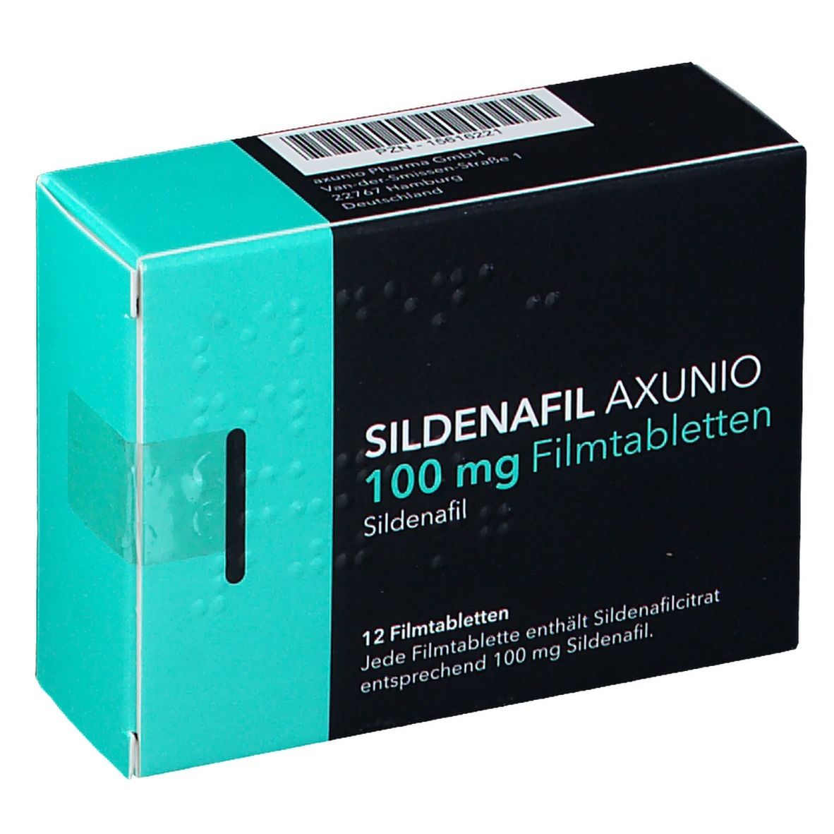 Sildenafil axunio 100 mg