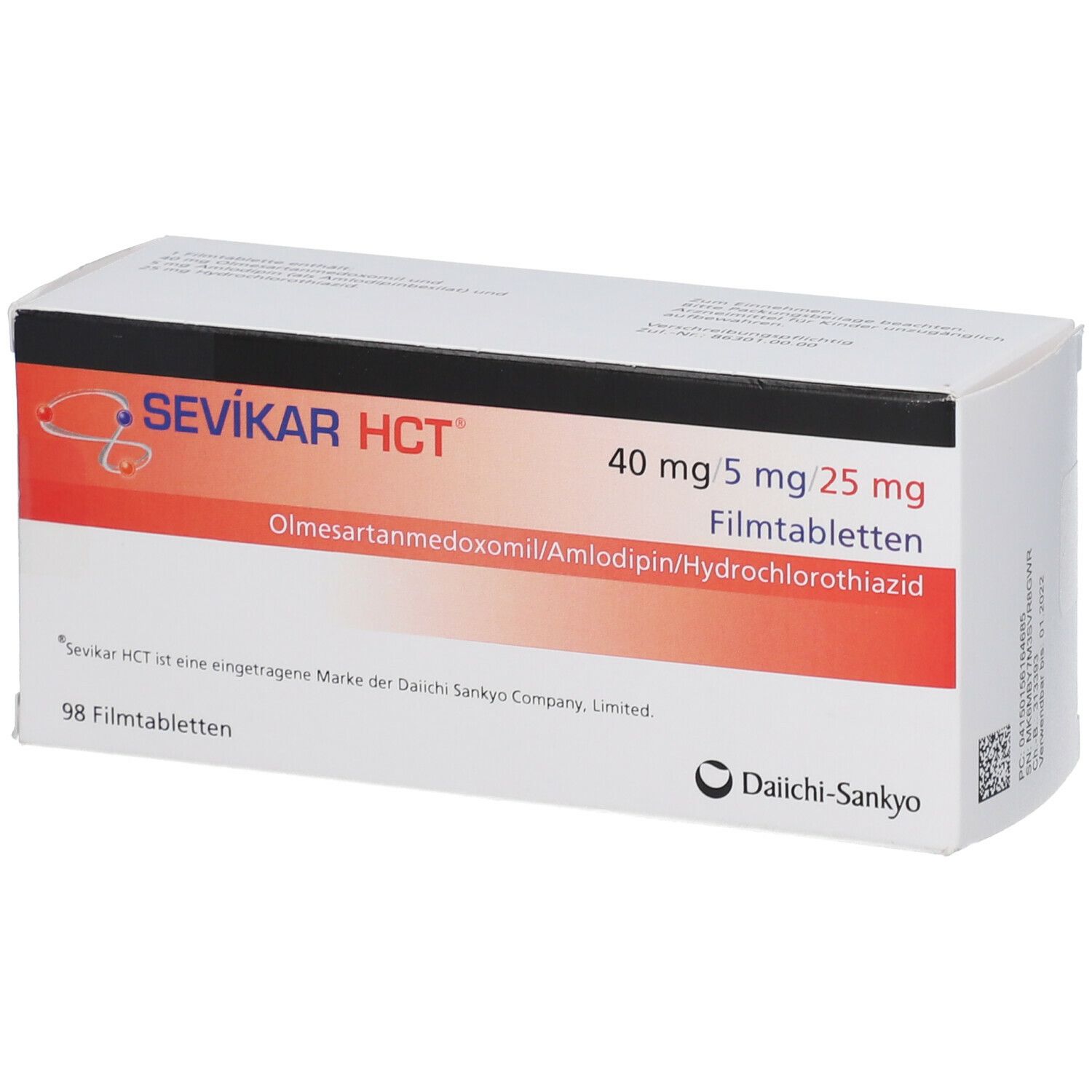 Sevikar HCT 40 mg/5 mg/25 mg