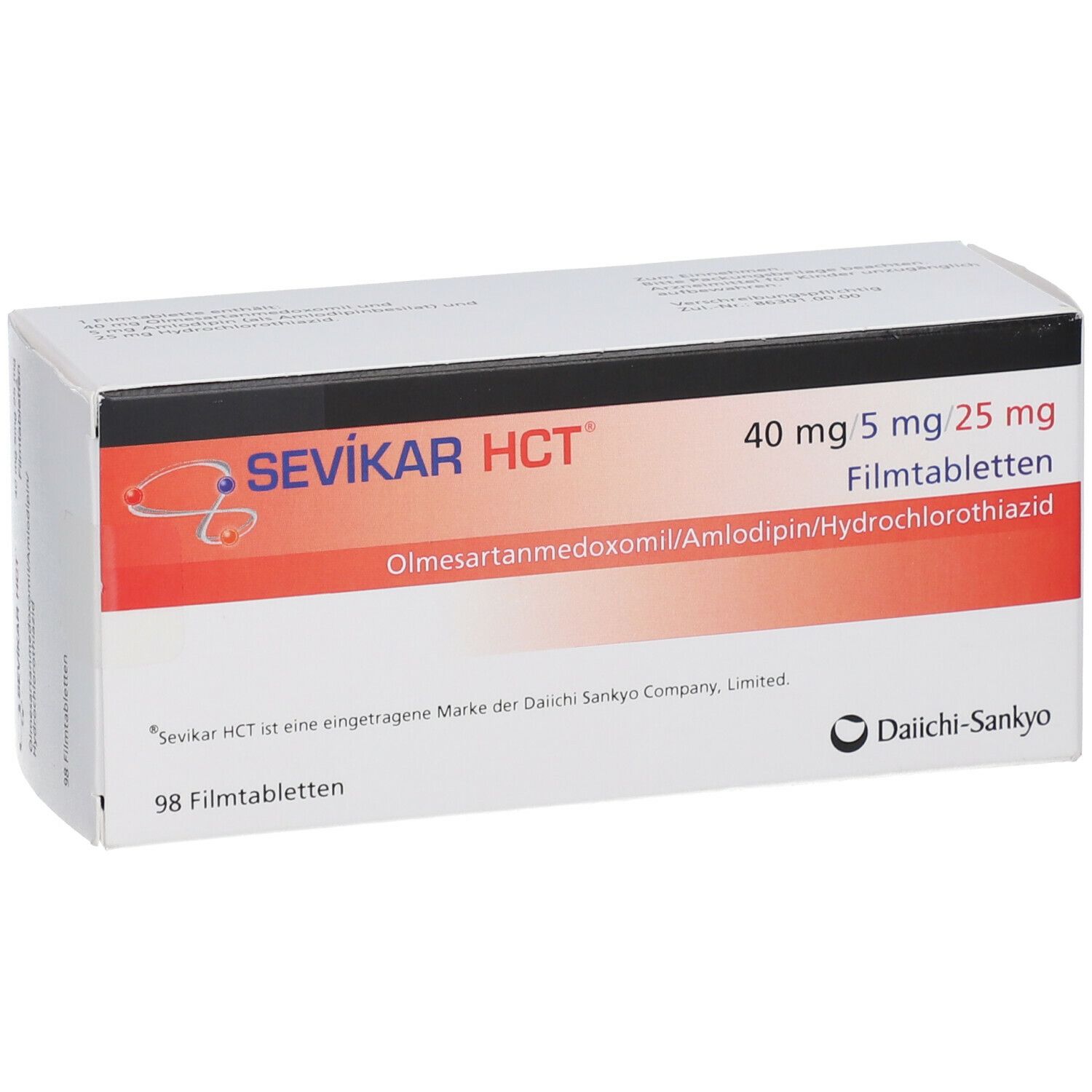 Sevikar HCT 40 mg/5 mg/25 mg