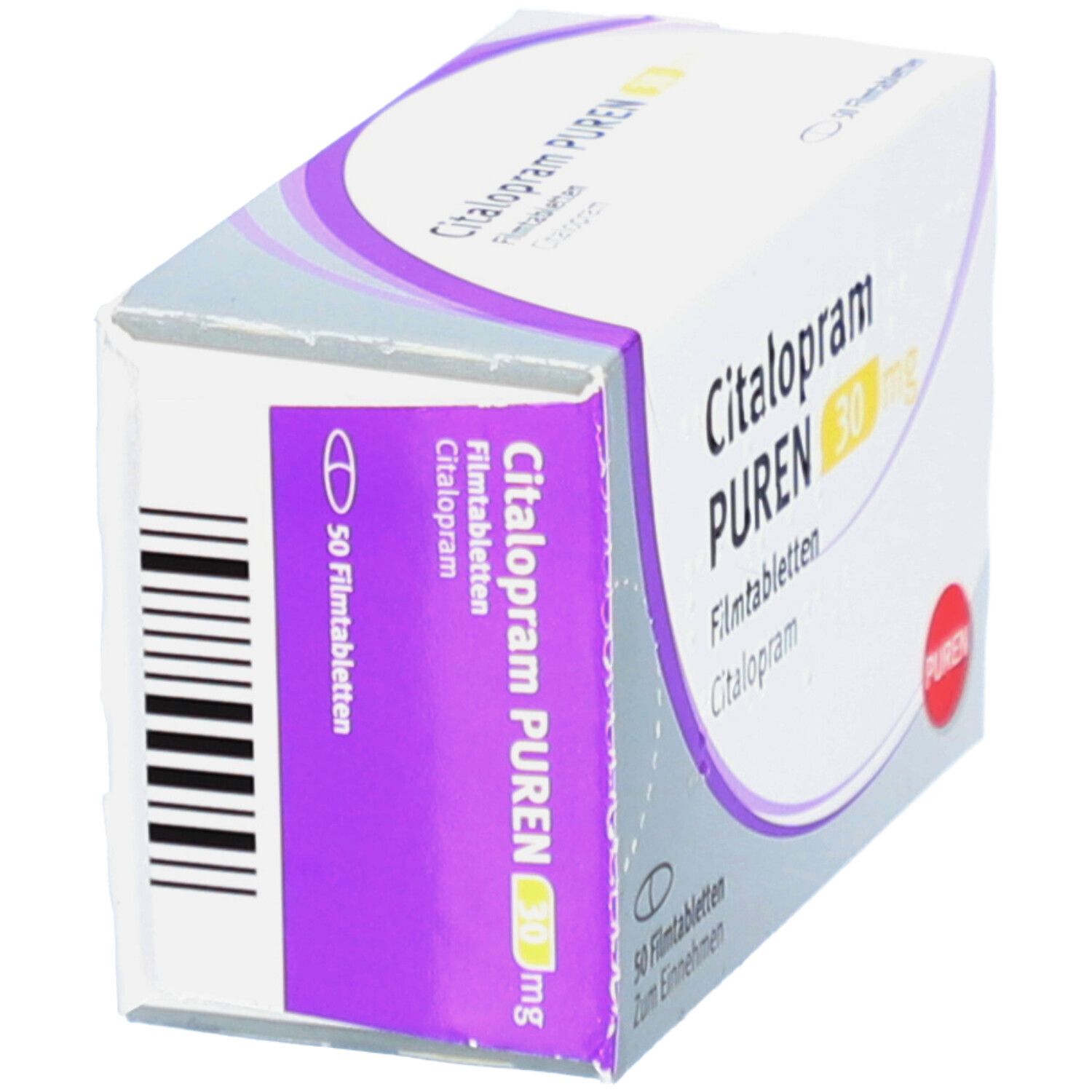 Citalopram Puren 40 mg Filmtabletten 50 St