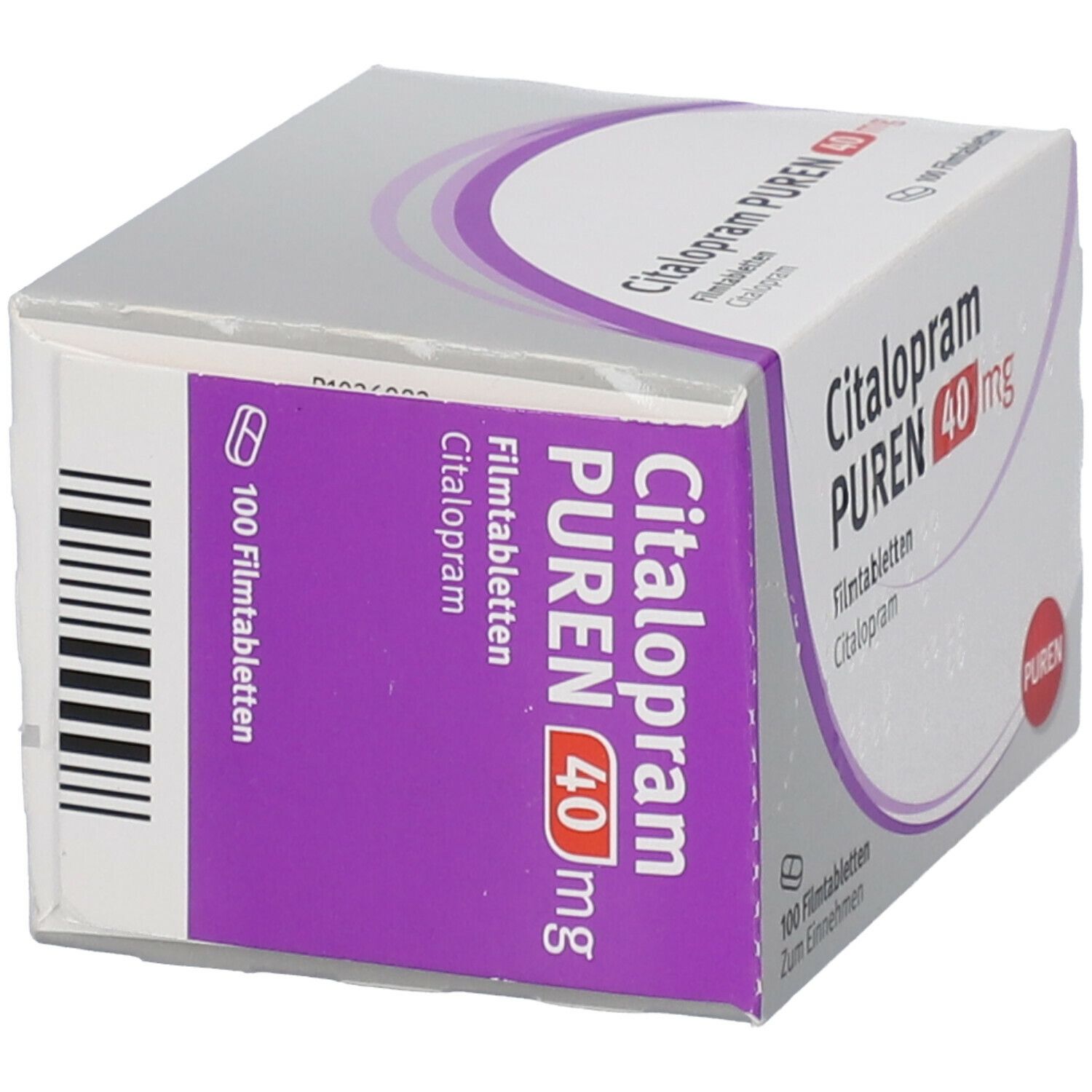 Citalopram Puren 40 mg Filmtabletten 100 St