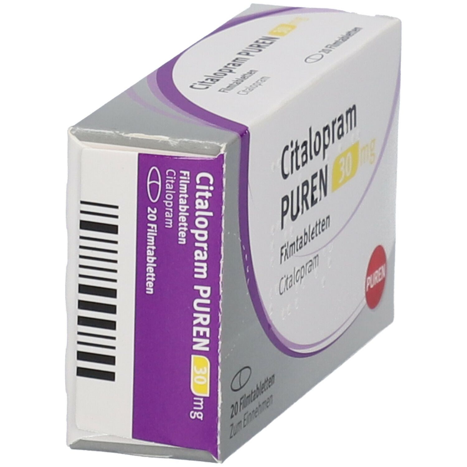 Citalopram Puren 30 Mg 20 St Mit Dem E Rezept Kaufen Shop Apotheke 