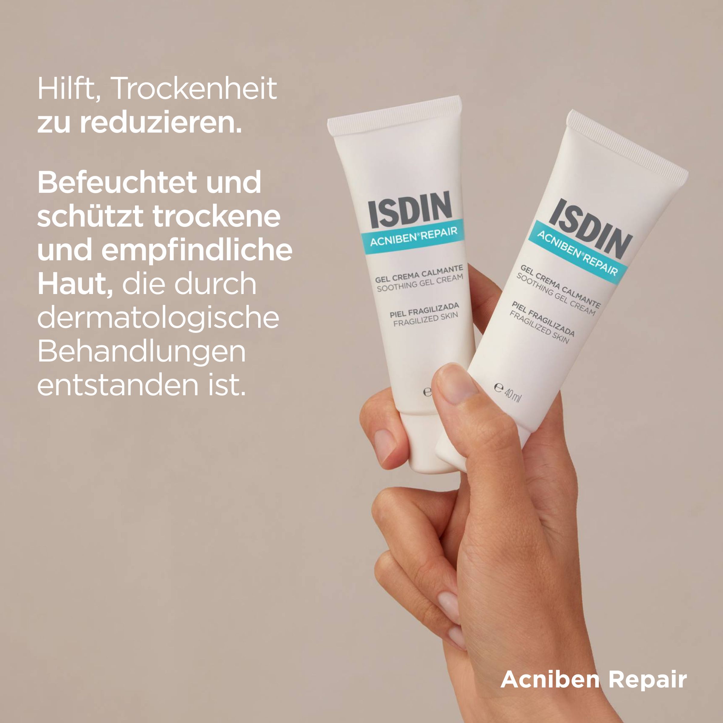 ISDIN Acniben Repair beruhigende Gesichtcreme bei Akne Behandlungen