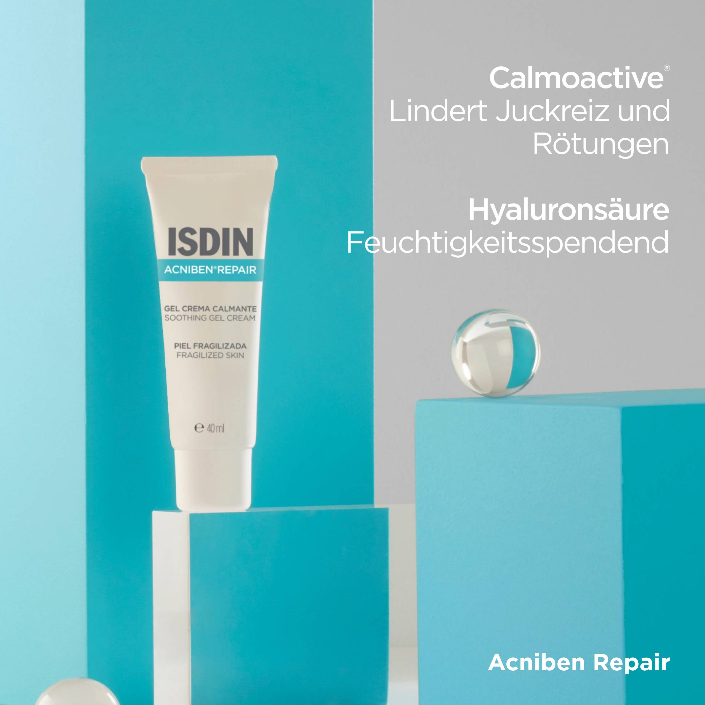 ISDIN Acniben Repair beruhigende Gesichtcreme bei Akne Behandlungen